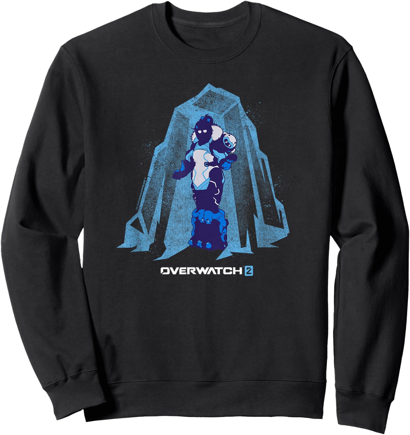 Overwatch 2 Mei Iceberg Logo Sweatshirt - Sweatshirt | Black