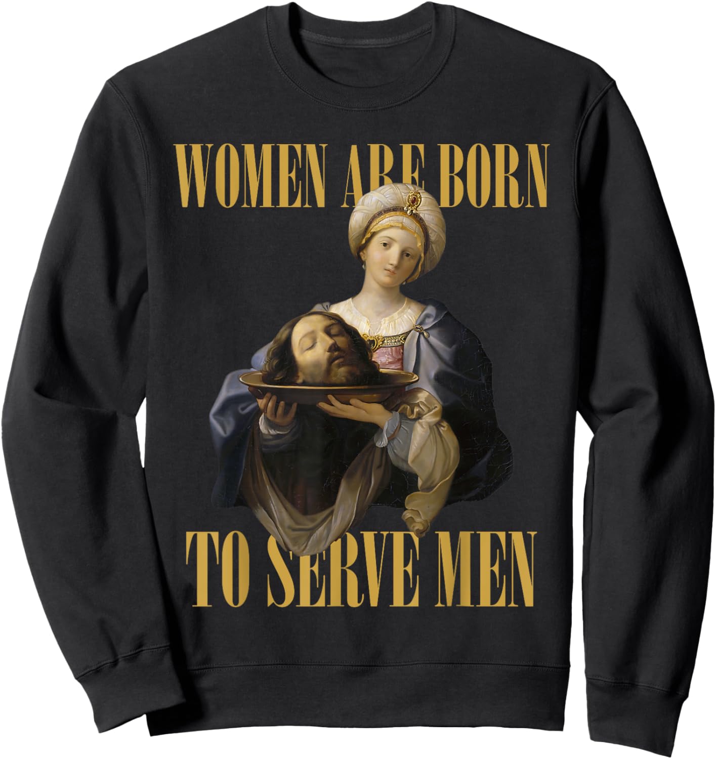 Born To Serve Men Christian Boss Girl Motivational Funny Sweatshirt - Sweatshirt | Black