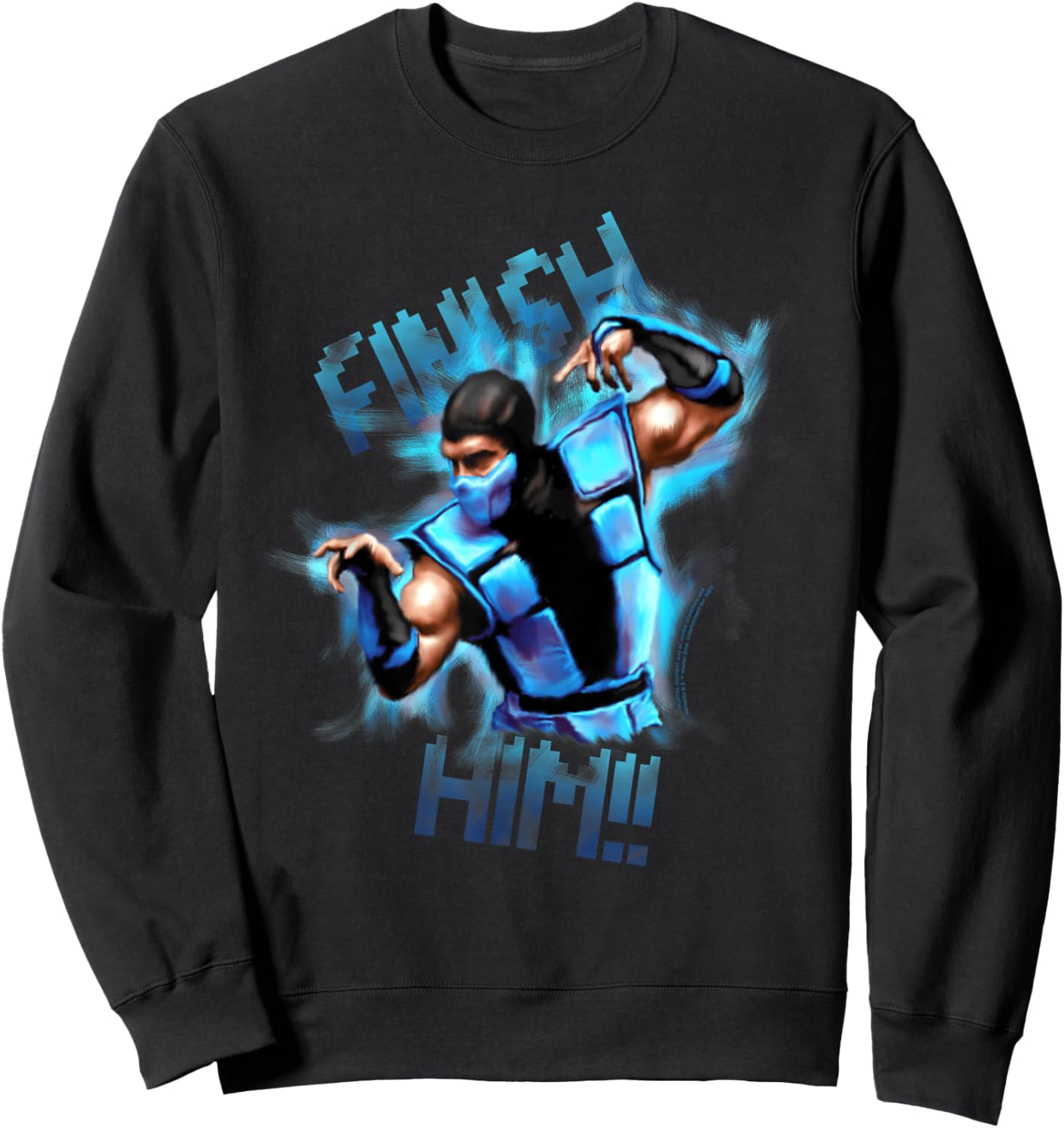 Mortal Kombat Classic Finish Him! Sweatshirt - Sweatshirt | Black