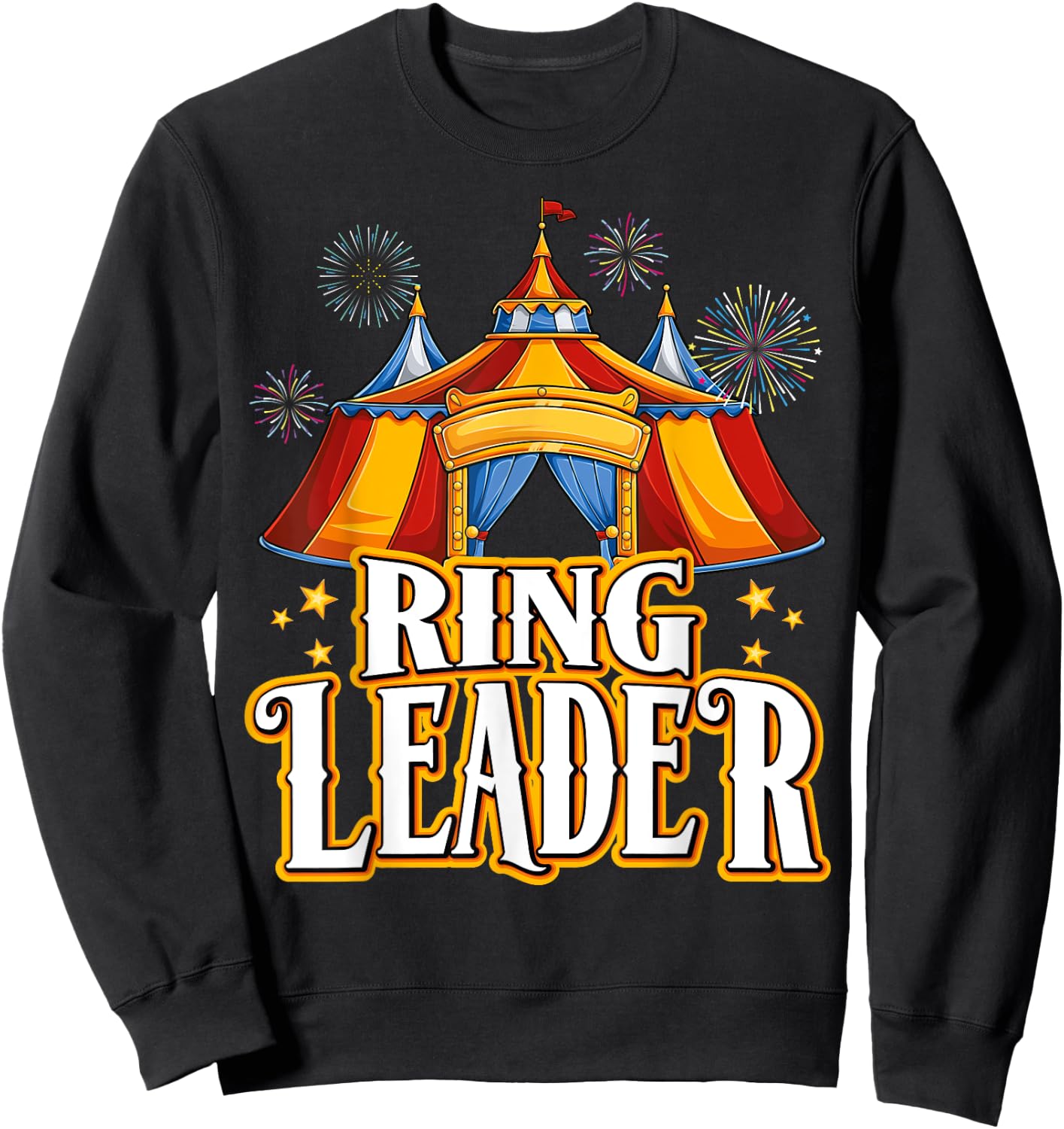 Circus ringleader Carnival Crew Party themed kids boys girls Sweatshirt - Sweatshirt | Black