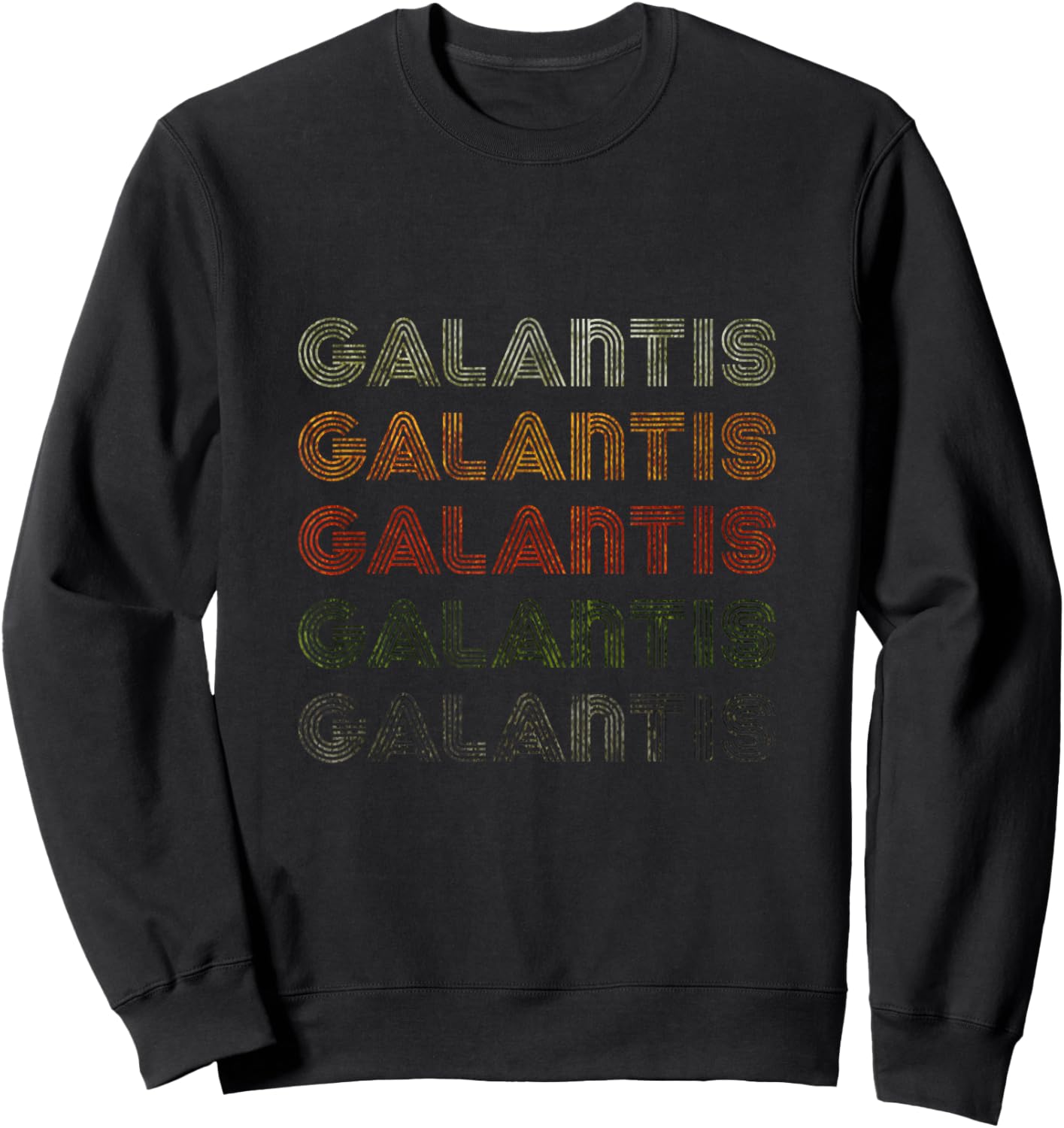 Love Heart Galantis Grunge Vintage Style Black Galantis Sweatshirt - Sweatshirt | Black