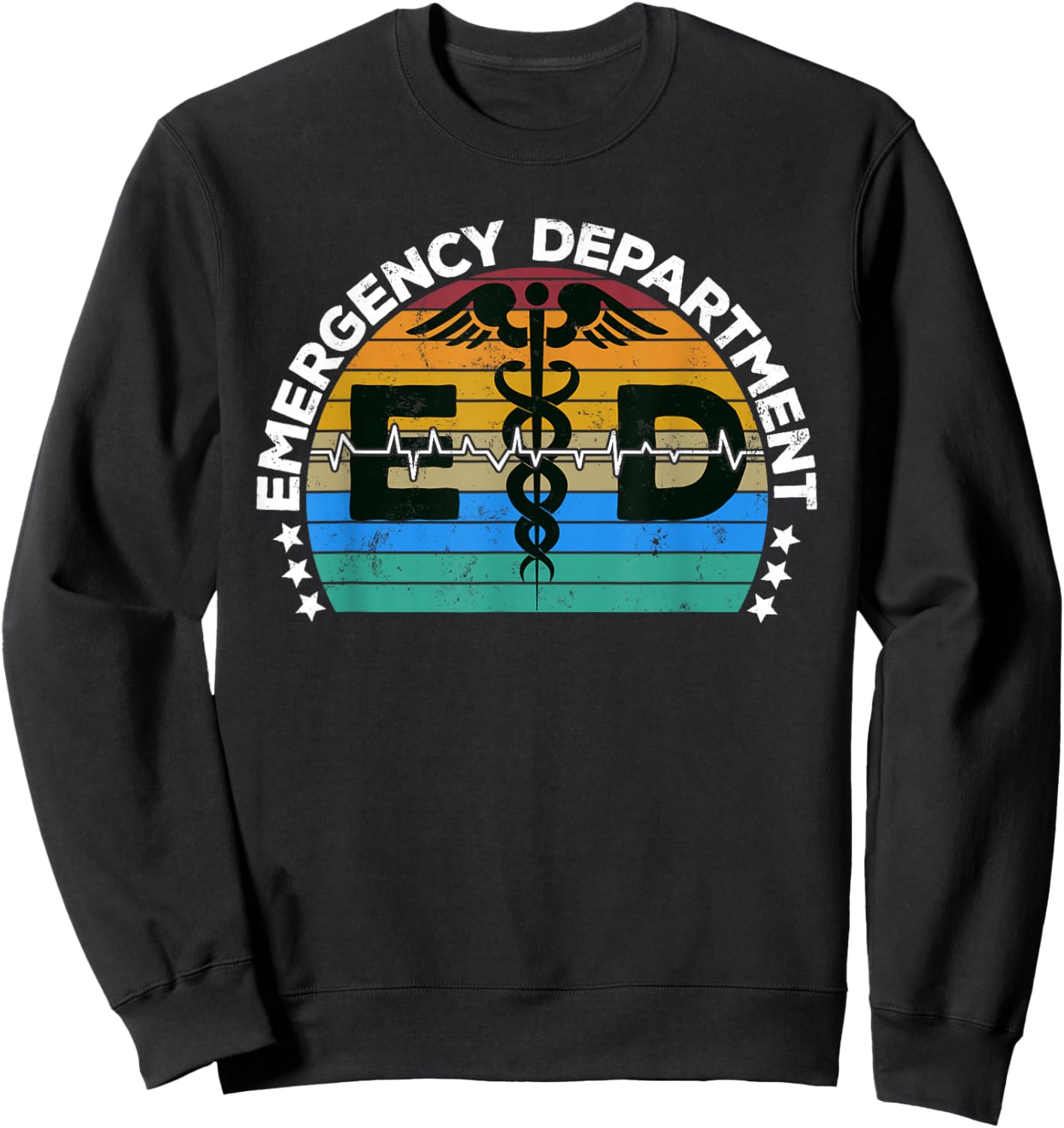 Emergency Department Healthcare Nurses ER Nurse Practitioner Sweatshirt - Sweatshirt | Black