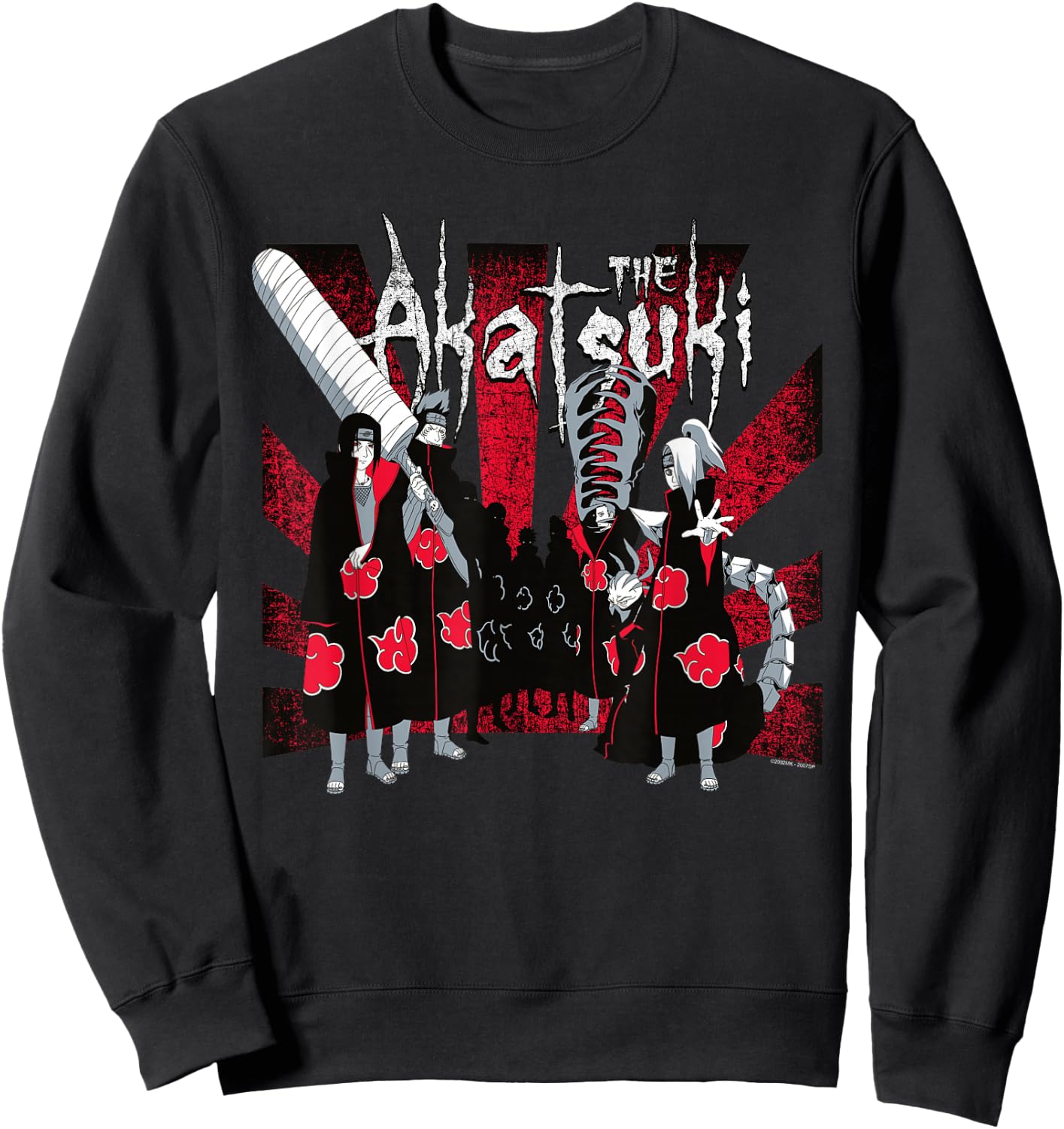 Naruto Shippuden The Akatsuki Sweatshirt - Sweatshirt | Black
