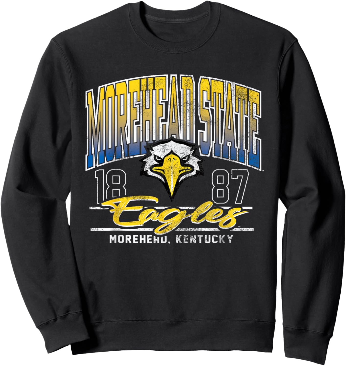 Morehead State Eagles Kicking It Royal Officially Licensed Sweatshirt - Sweatshirt | Black