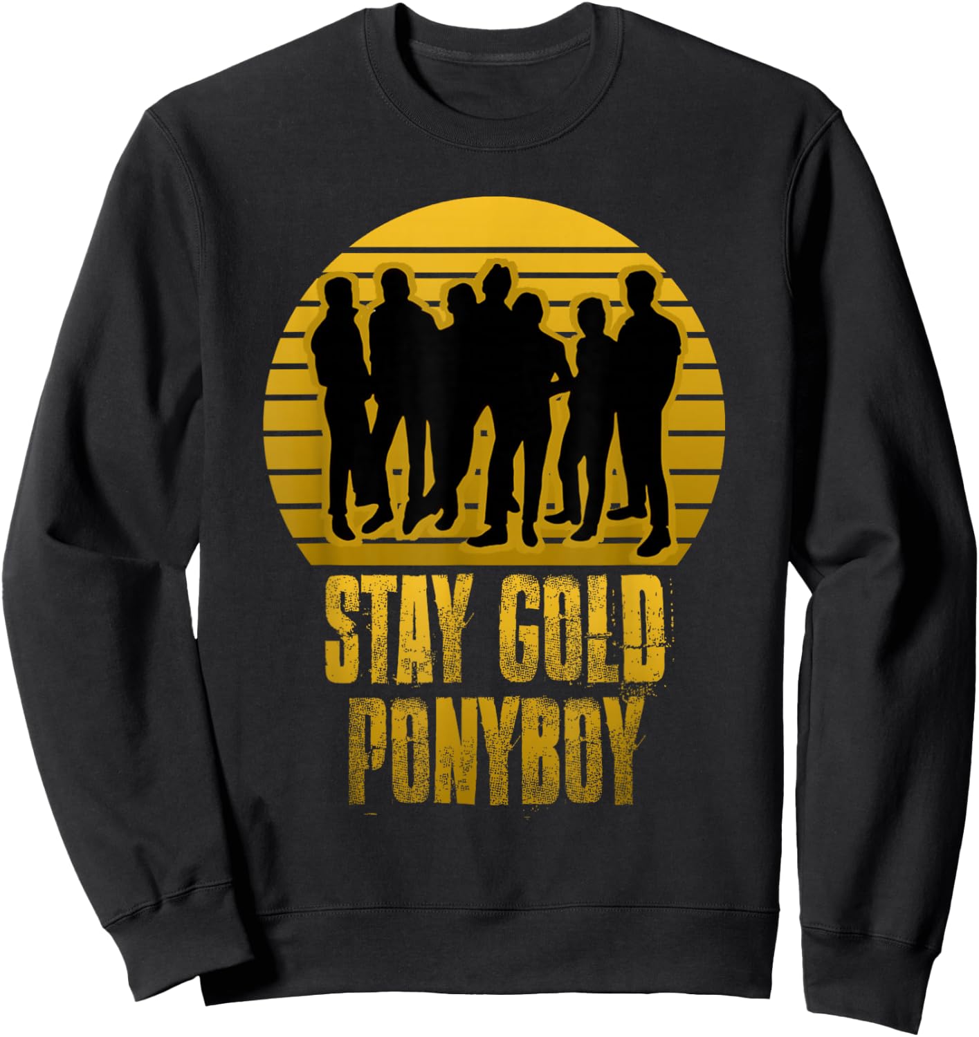 Stay Gold Ponyboy Vintage Sweatshirt - Sweatshirt | Black