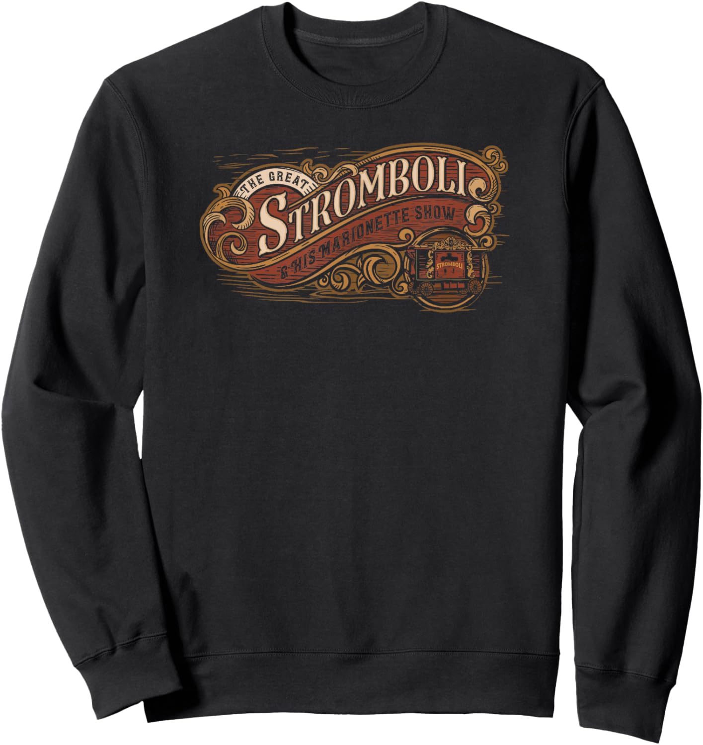 Disney Pinocchio Great Stromboli Show Sweatshirt - Sweatshirt | Black