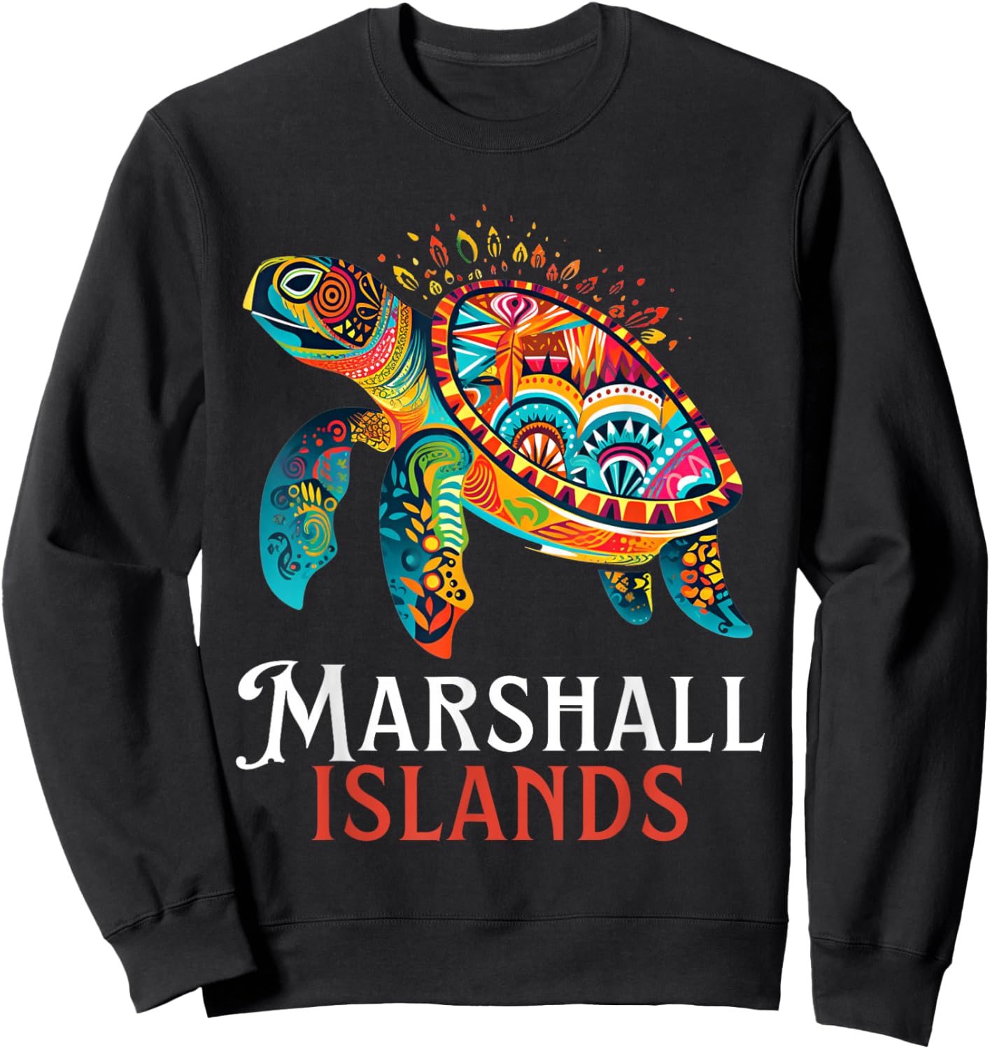 Marshall Islands Souvenir / Marshall Islands Sweatshirt - Sweatshirt | Black