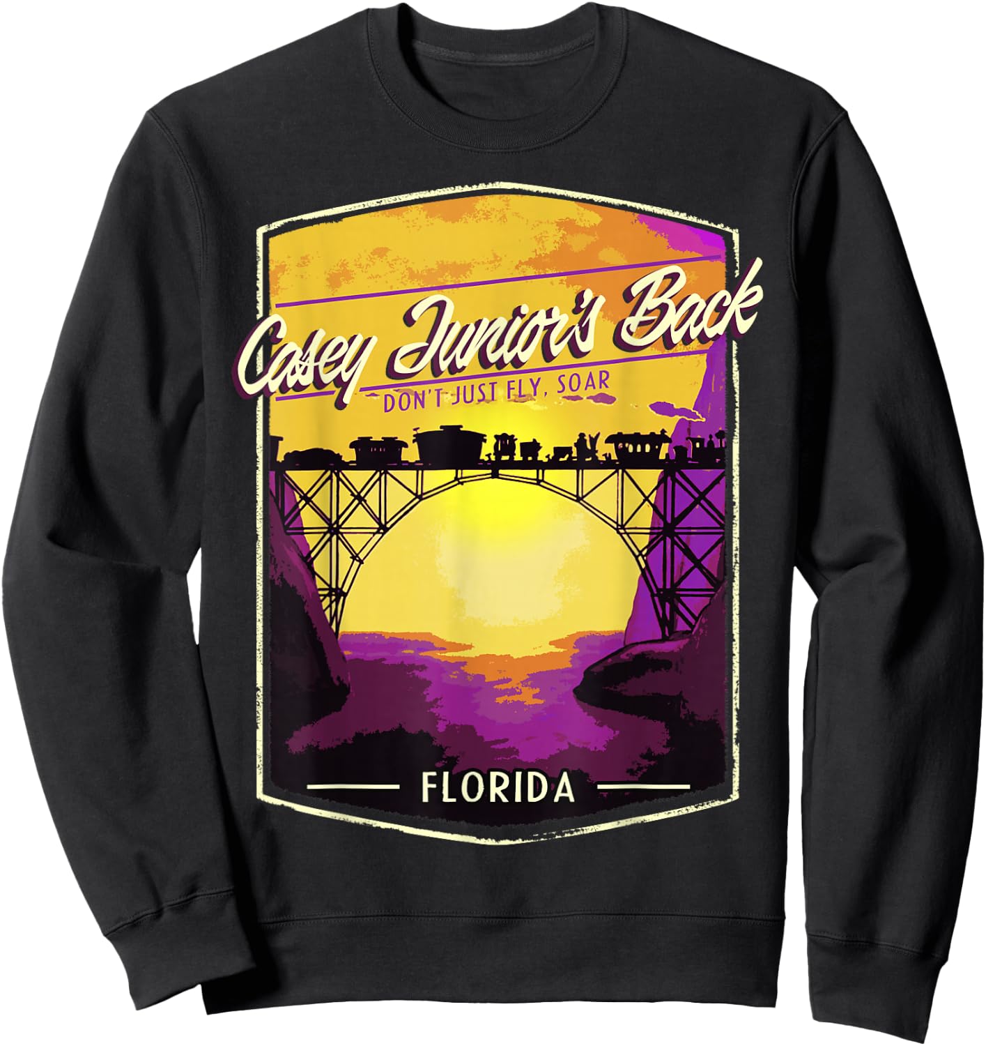 Disney Dumbo Casey Junior's Back Florida Sweatshirt - Sweatshirt | Black