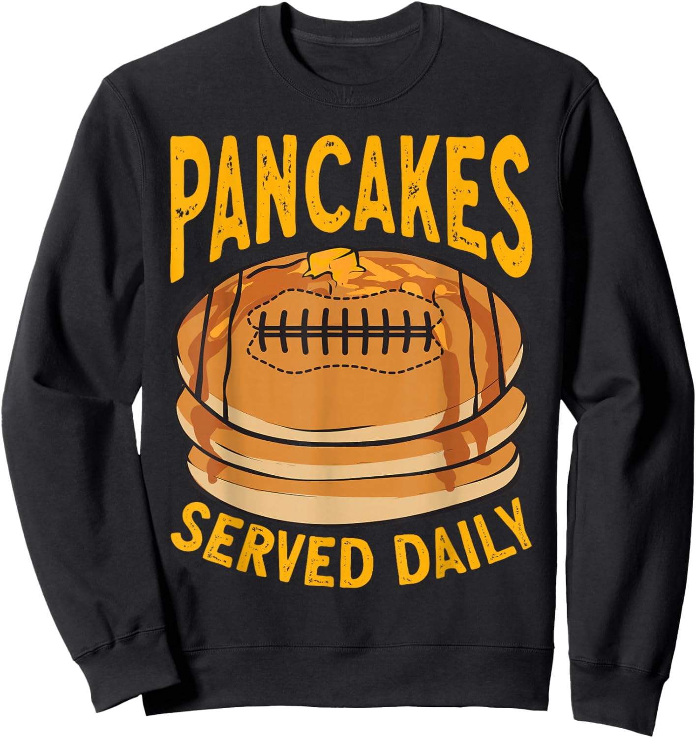 Pancake Breakfast Pancake Sweatshirt - Sweatshirt | Black