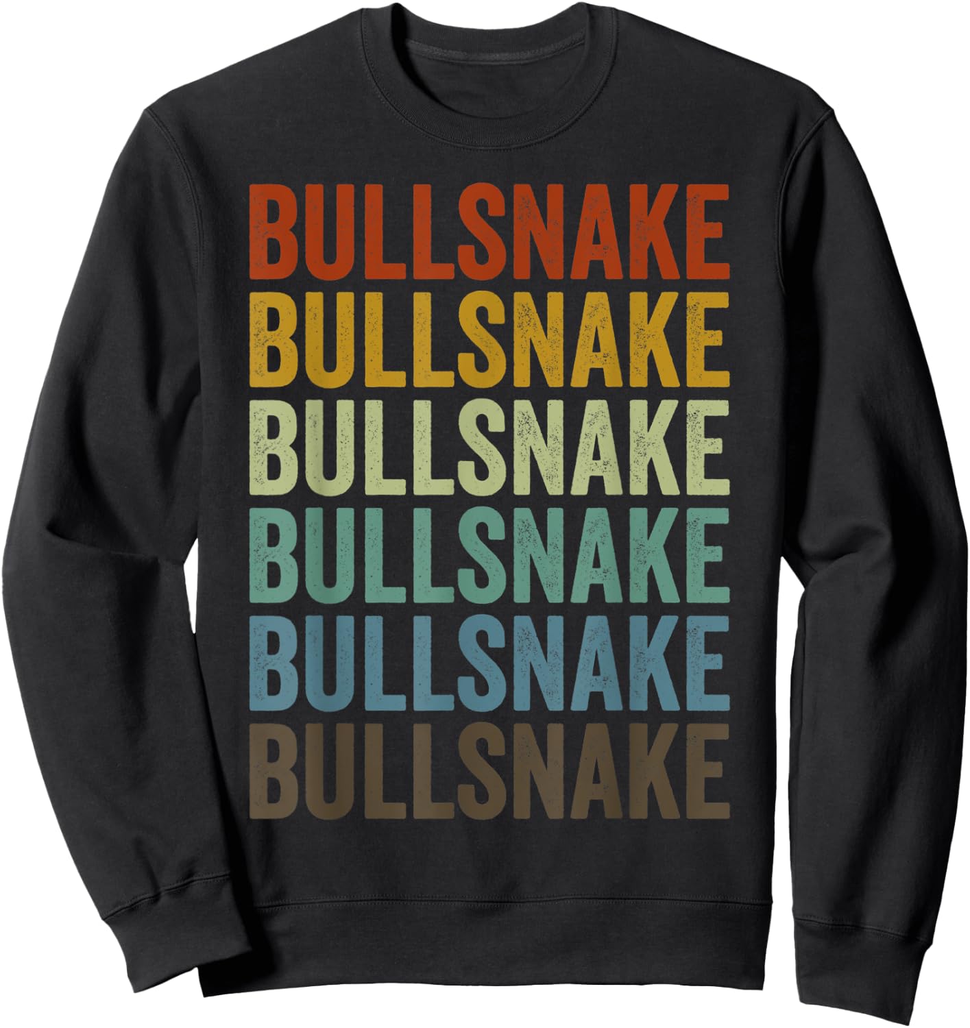 Bullsnake Retro Sweatshirt - Sweatshirt | Black