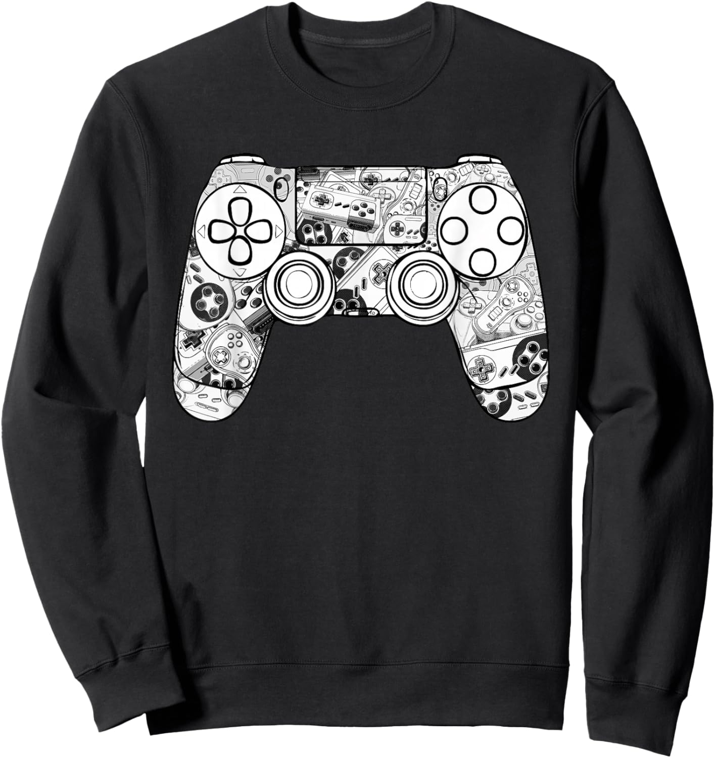 Gamer Shirt Gaming Shirts Boys Video Game Controller Sweatshirt - Sweatshirt | Black