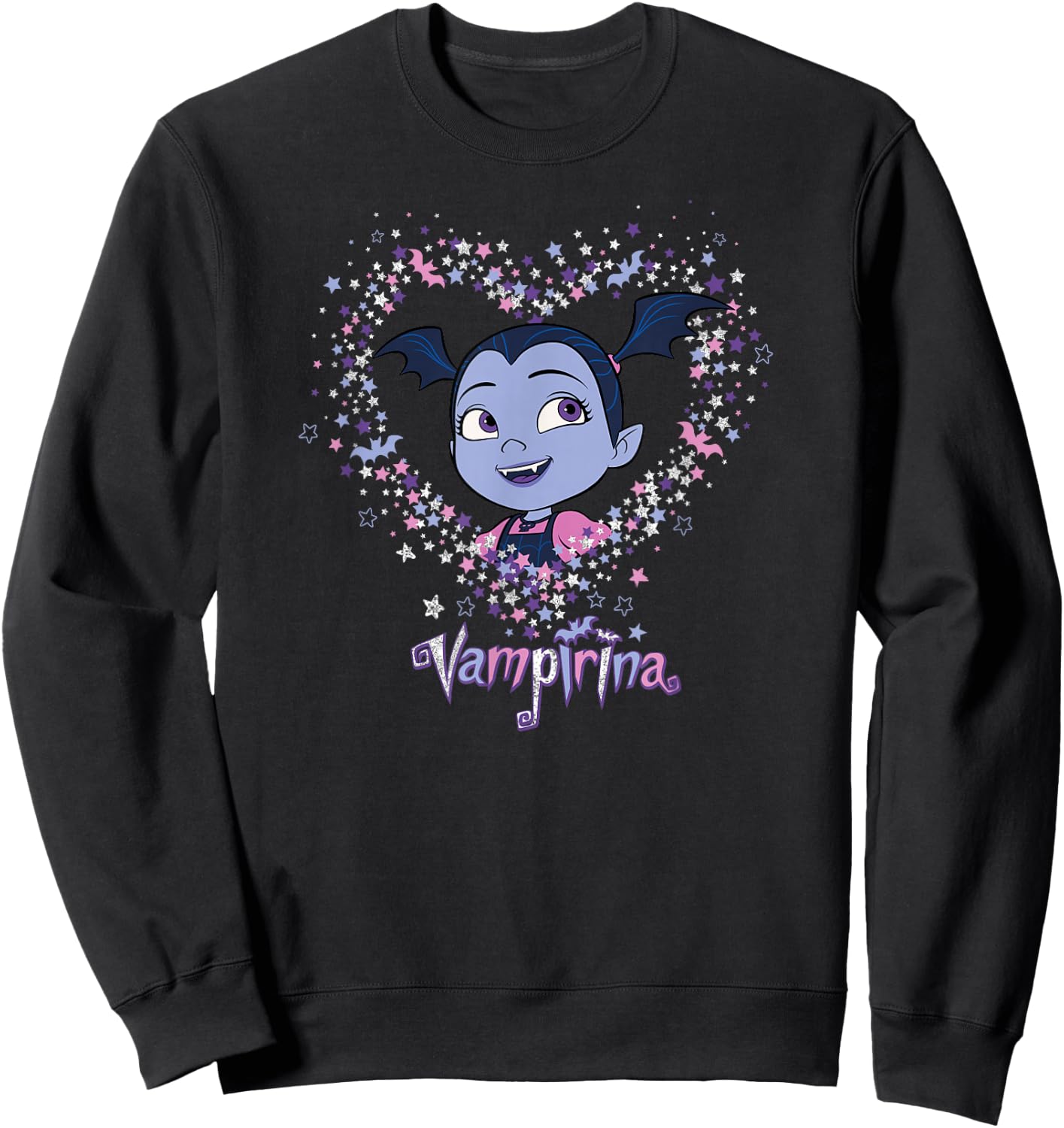 Disney - Vampirina Sparkly Heat Sweatshirt - Sweatshirt | Black