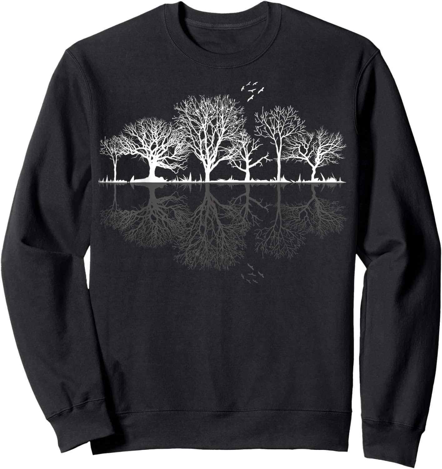 Nature Trees and Forest Sweatshirt - Sweatshirt | Black
