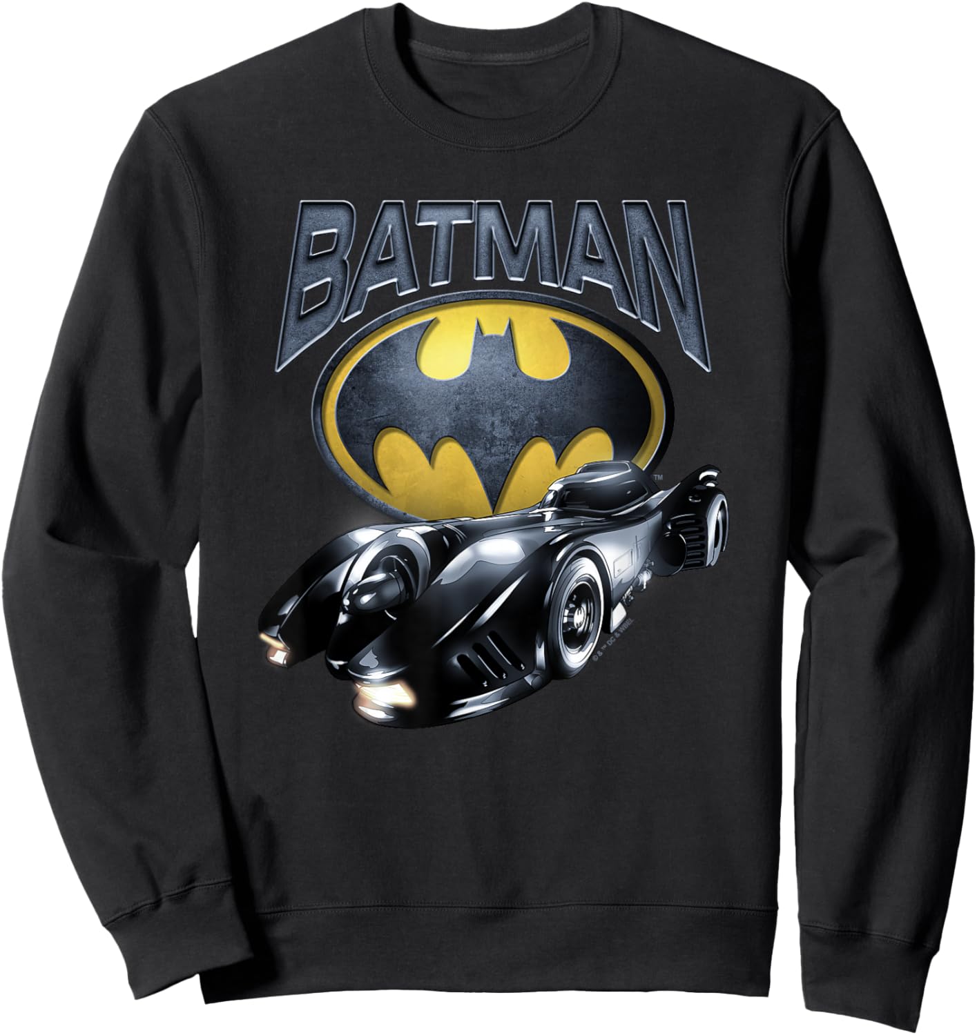 The Flash Movie Batman Batmobile Sweatshirt - Sweatshirt | Black