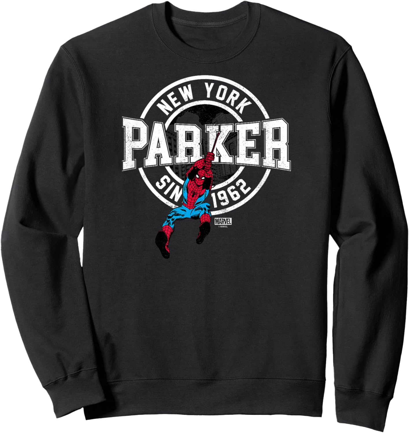 Spider-Man - Peter Parker Collegiate Sweatshirt - Sweatshirt | Black