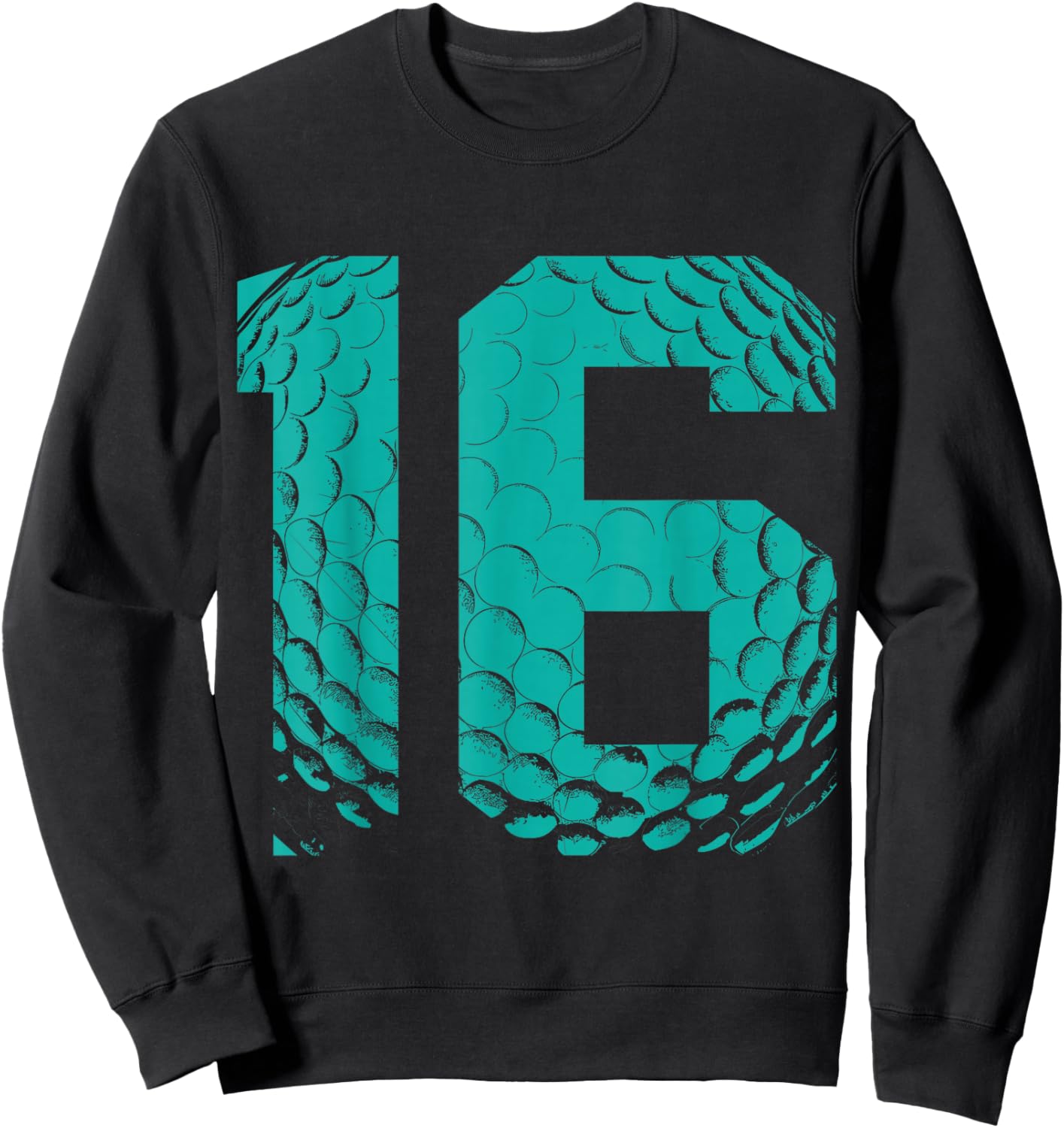 16th Birthday Boy Golf Player Golf 16 Years Old Sweatshirt - Sweatshirt | Black