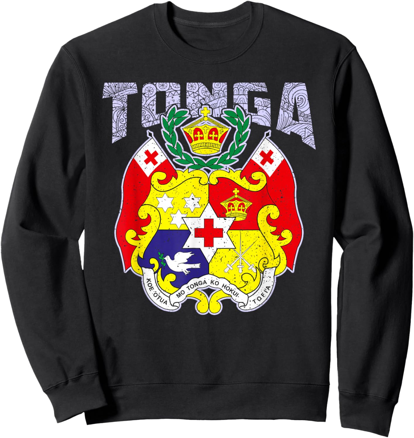 Tonga Country Island Nature Friendly Island Tonga Holiday Sweatshirt - Sweatshirt | Black