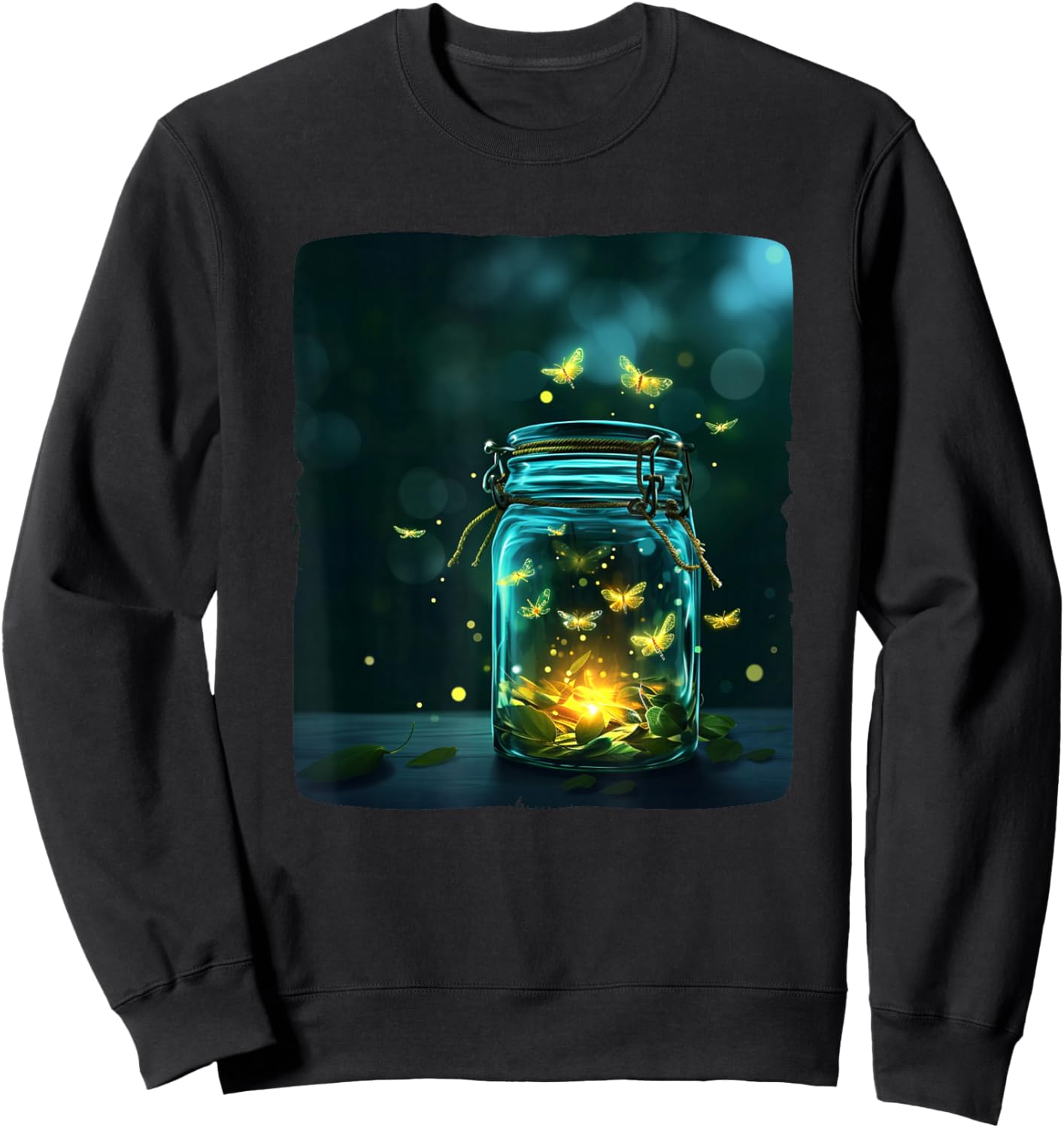 Cool insects in a Jar for fireflies lovers in summer nights Sweatshirt - Sweatshirt | Black