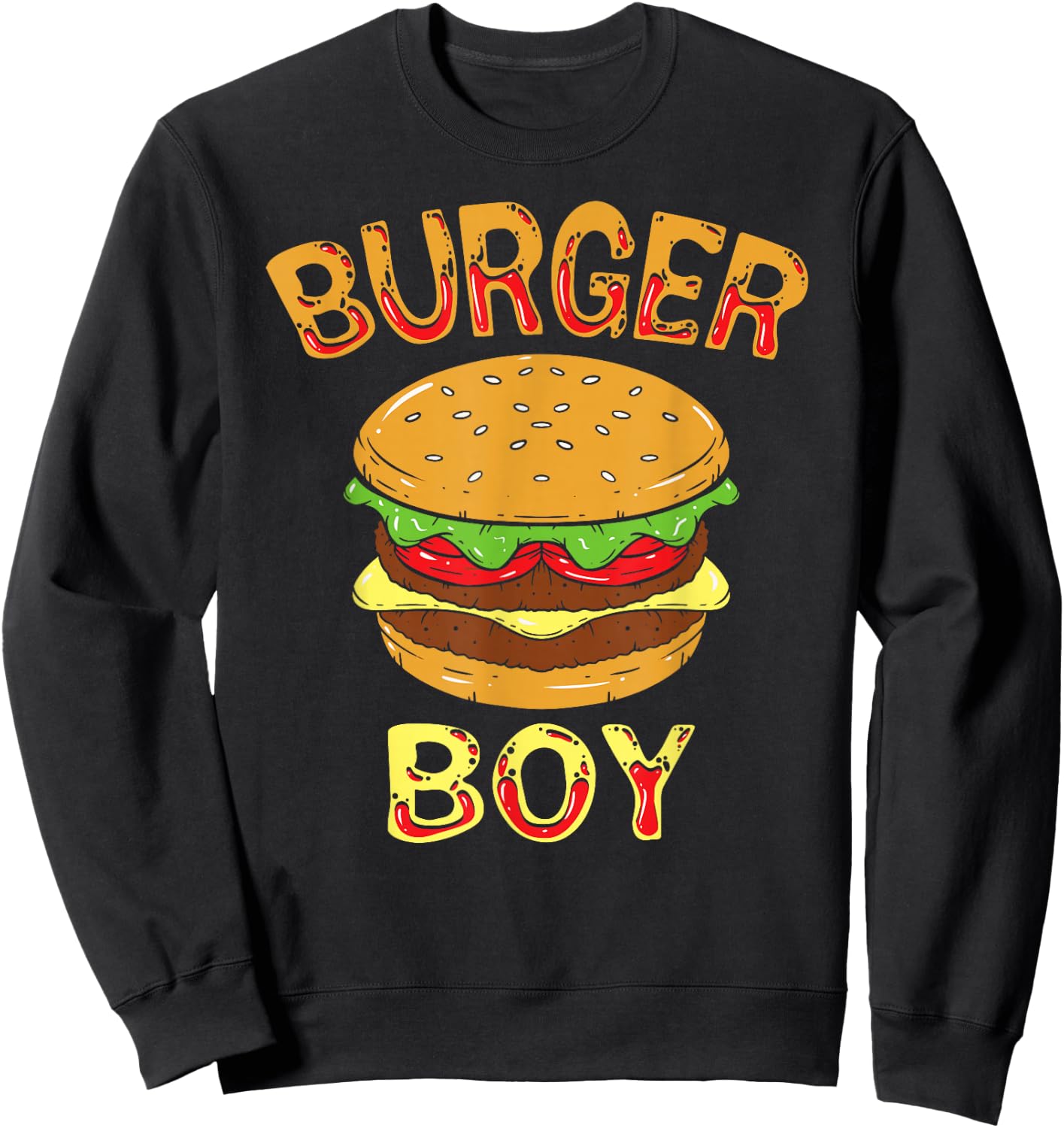 Burger Boy Sweatshirt - Sweatshirt | Black