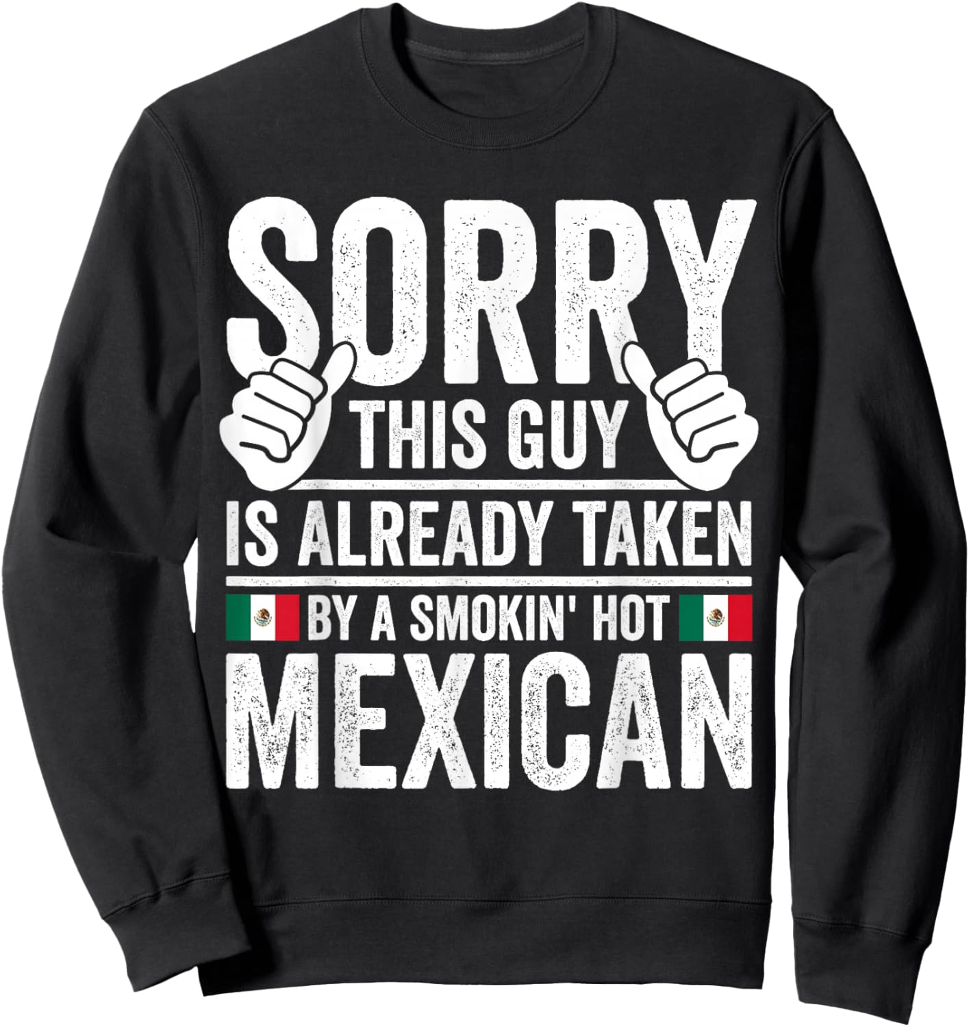 Mexican Roots Outfit Funny Mexico Heritage Sweatshirt - Sweatshirt | Black