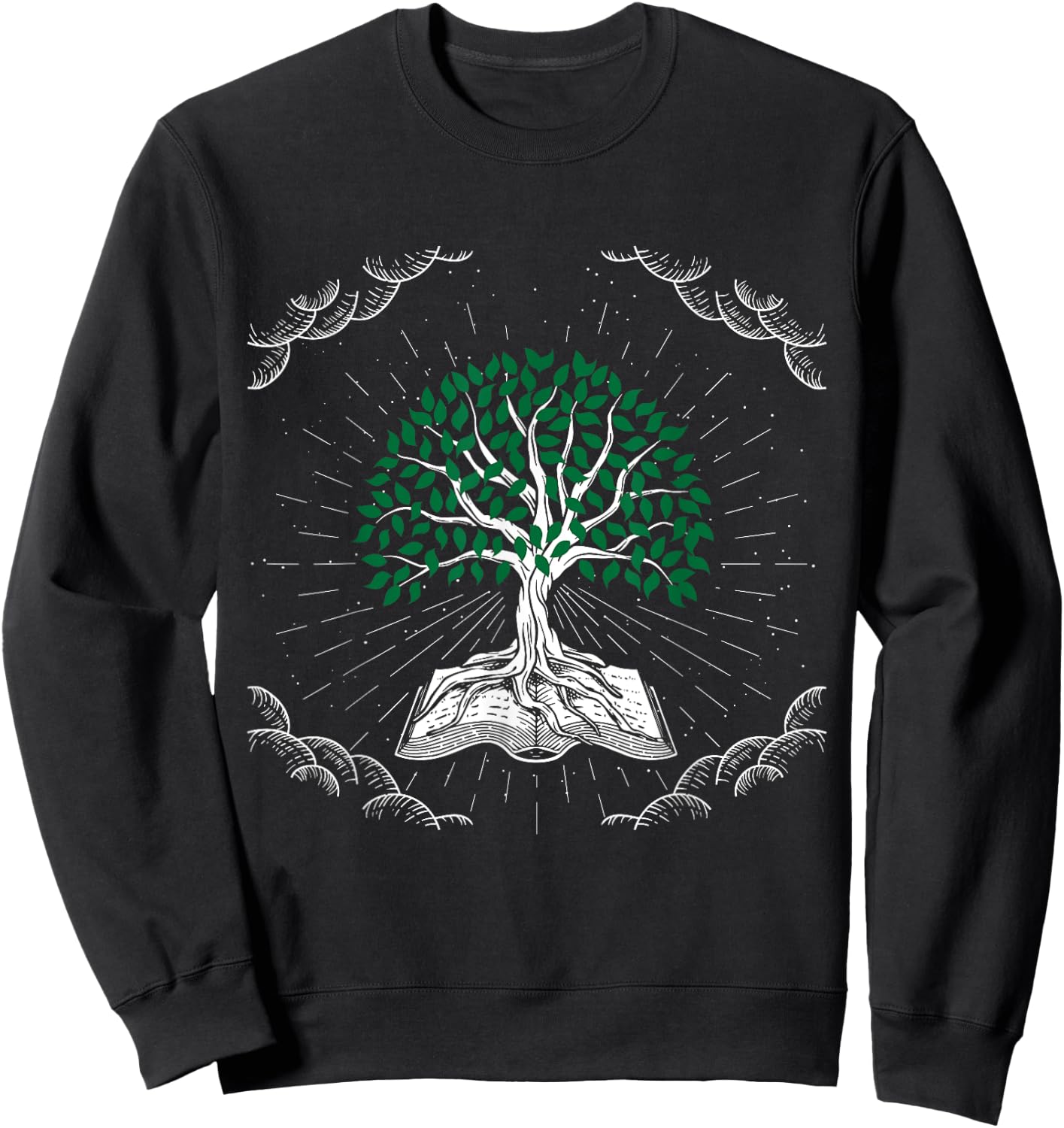 Tree of Knowledge - Tree of Life Sweatshirt - Sweatshirt | Black