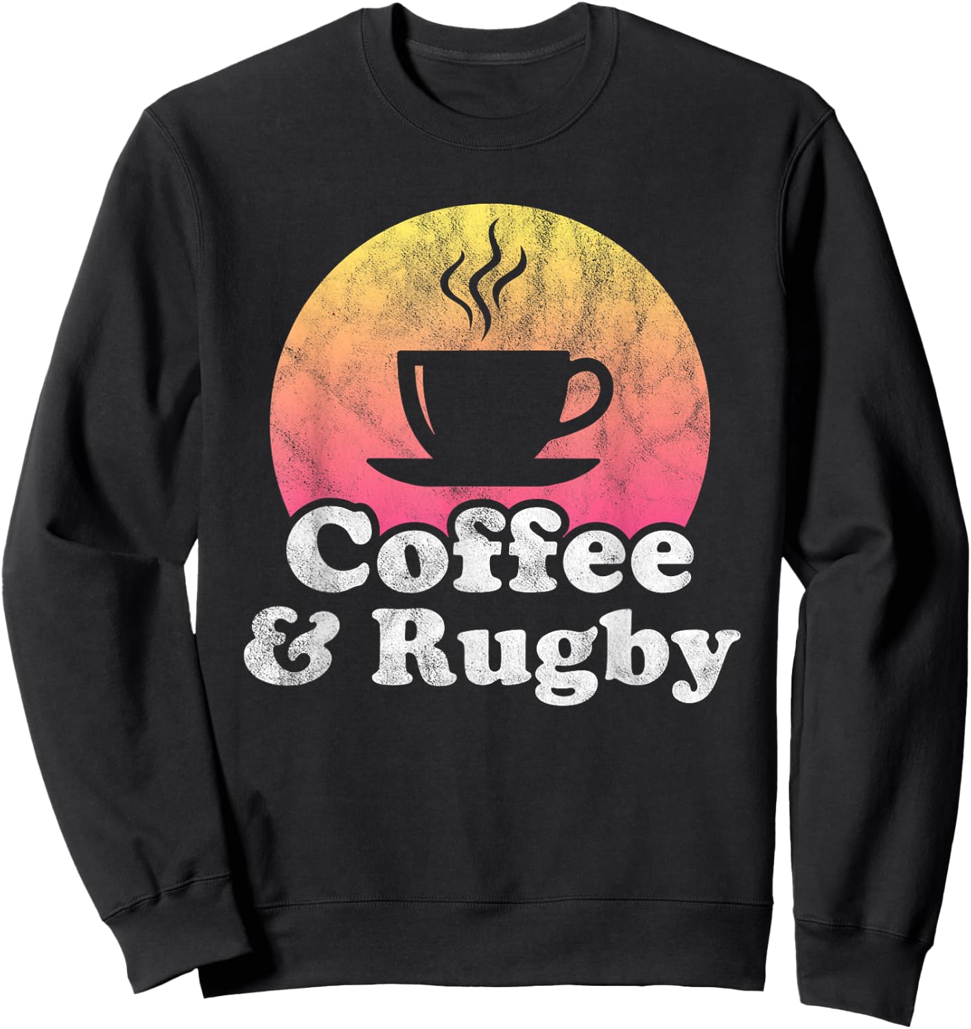 Coffee and Rugby Sweatshirt - Sweatshirt | Black