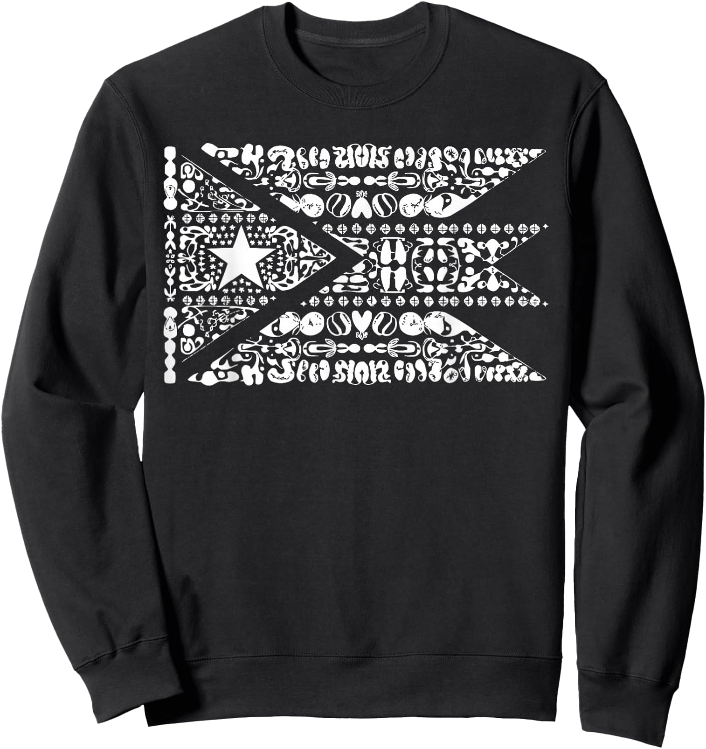Taino Indian Puerto Rico Pride Boricua Puerto Rican Sweatshirt - Sweatshirt | Black