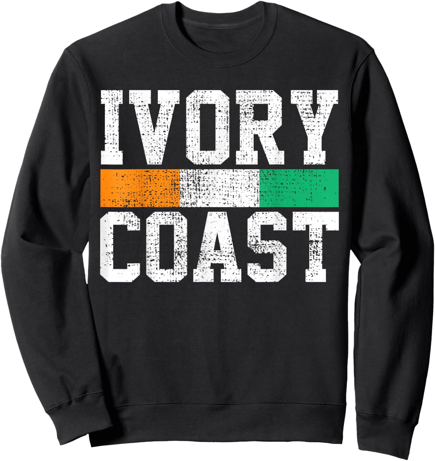 Ivory Coast Shirt National Flag African Pride Sweatshirt - Sweatshirt | Black