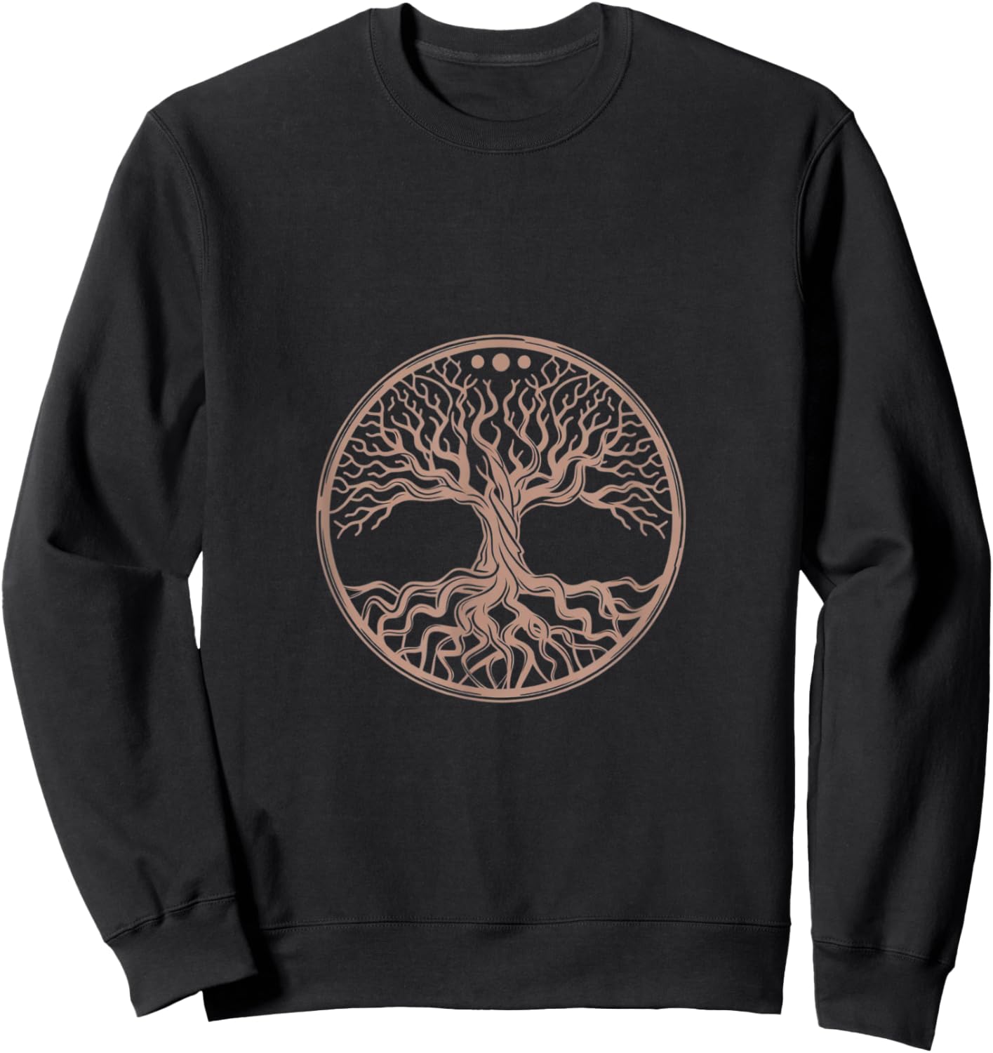 Tree Yggdrasil Viking Symbol of Life Celtic Nordic , Black, S Sweatshirt - Sweatshirt | Black