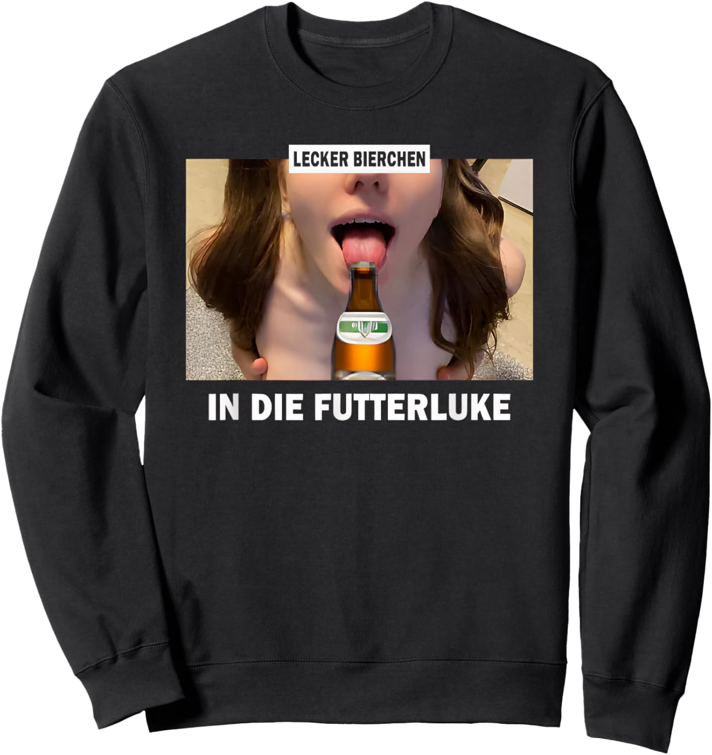 Lecker Bierchen in Die Futterluke Sweatshirt - Sweatshirt | Black