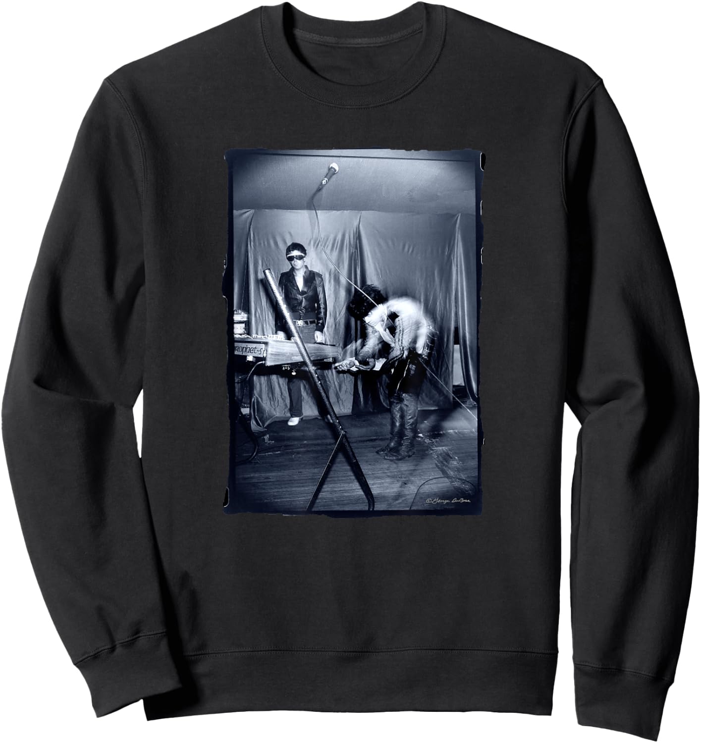 Suicide Band Live NYC Concert By George DuBose Sweatshirt - Sweatshirt | Black