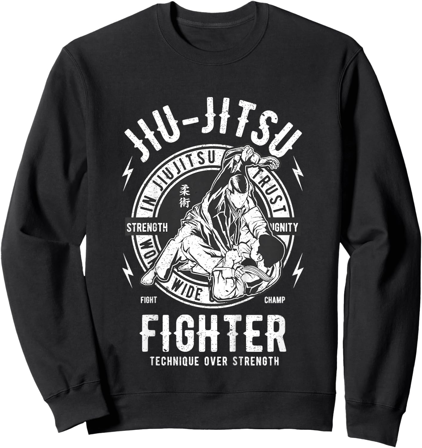 JIU Jitsu BJJ Kids Boy Girl Youth Children Boys Sweatshirt - Sweatshirt | Black