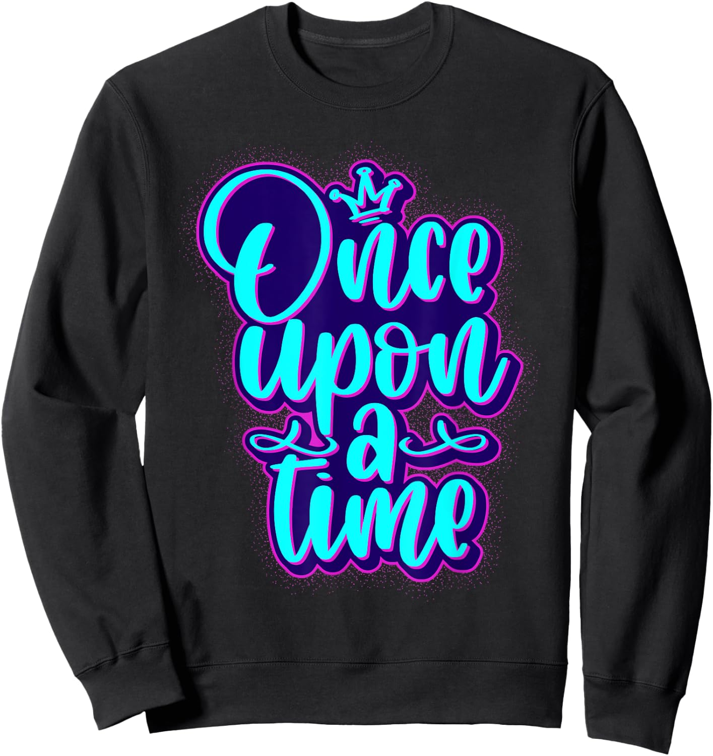 Once Upon A Time Story Fairy Tale Sweatshirt - Sweatshirt | Black