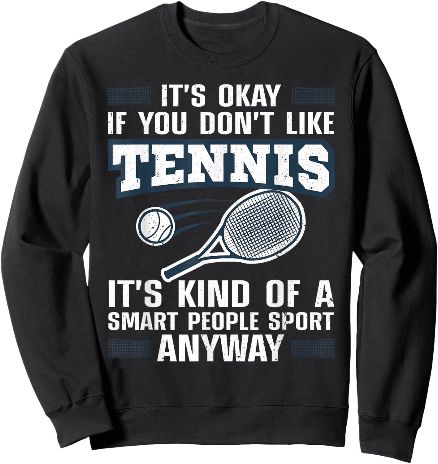Cute Tennis Women Tennis Players Coach Sports Humor Sweatshirt - Sweatshirt | Black