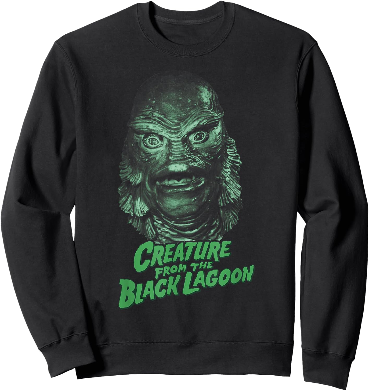Universal Monsters Creature From The Black Lagoon Portrait Sweatshirt - Sweatshirt | Black