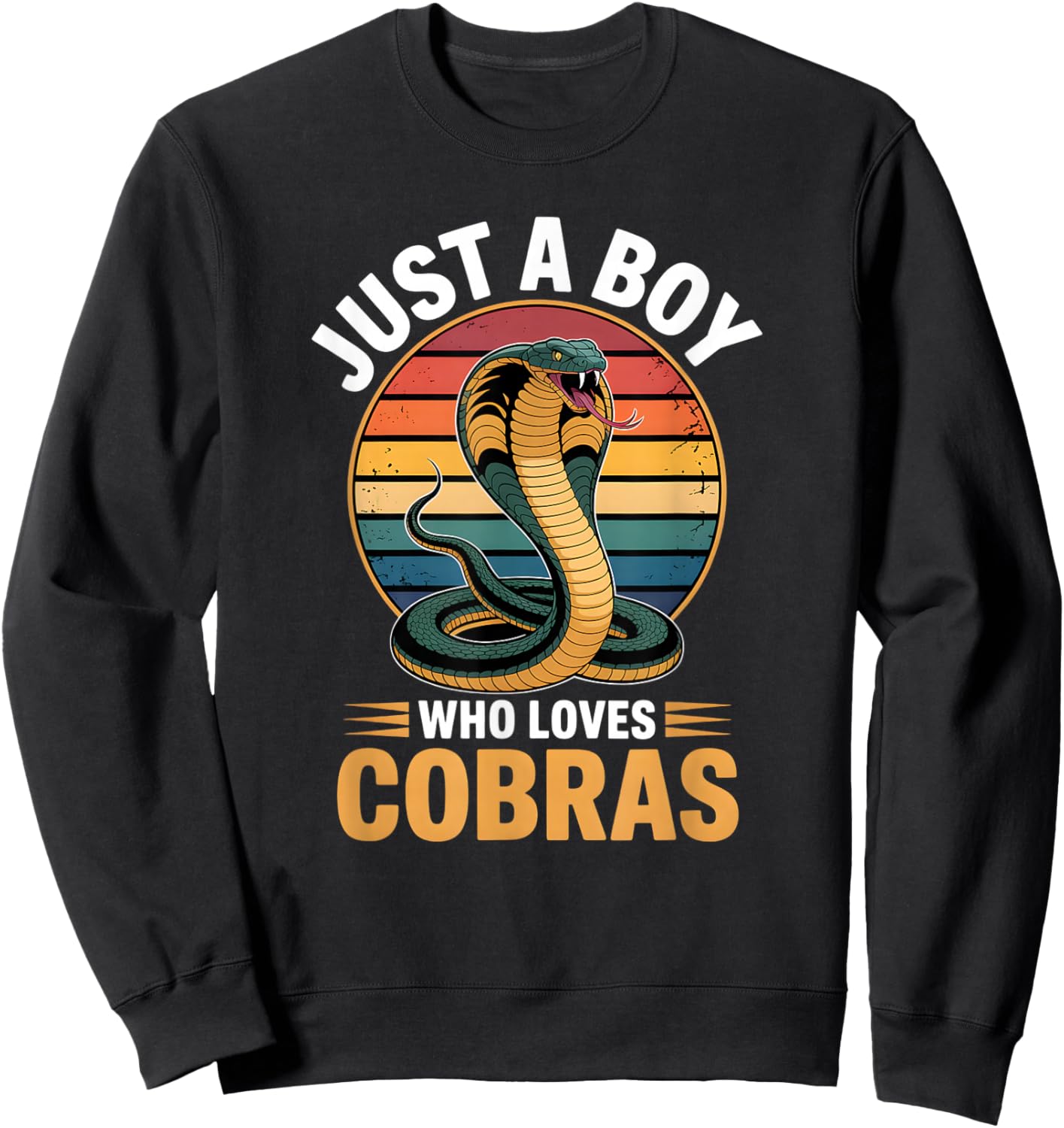 Boys Cobra Sweatshirt - Sweatshirt | Black