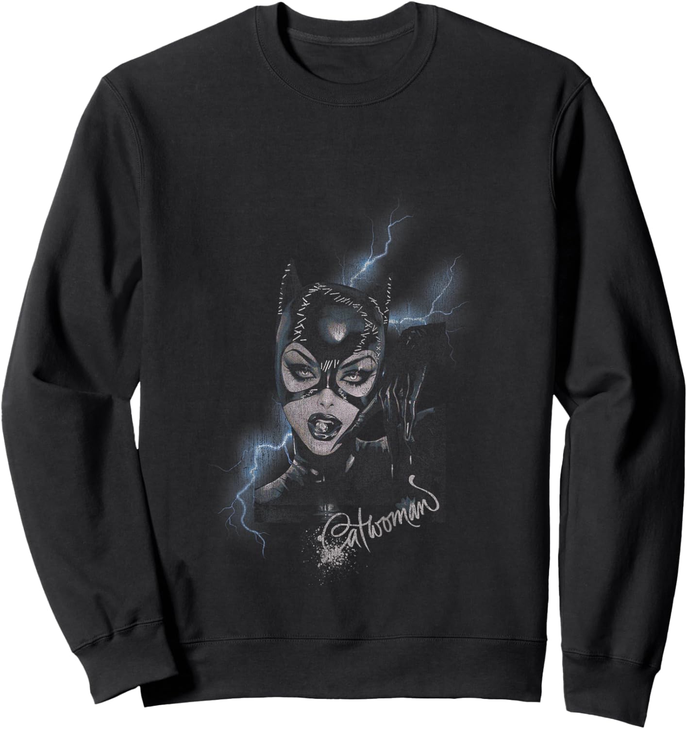 Kids Batman Catwoman Pose , Black, 2 Sweatshirt - Sweatshirt | Black