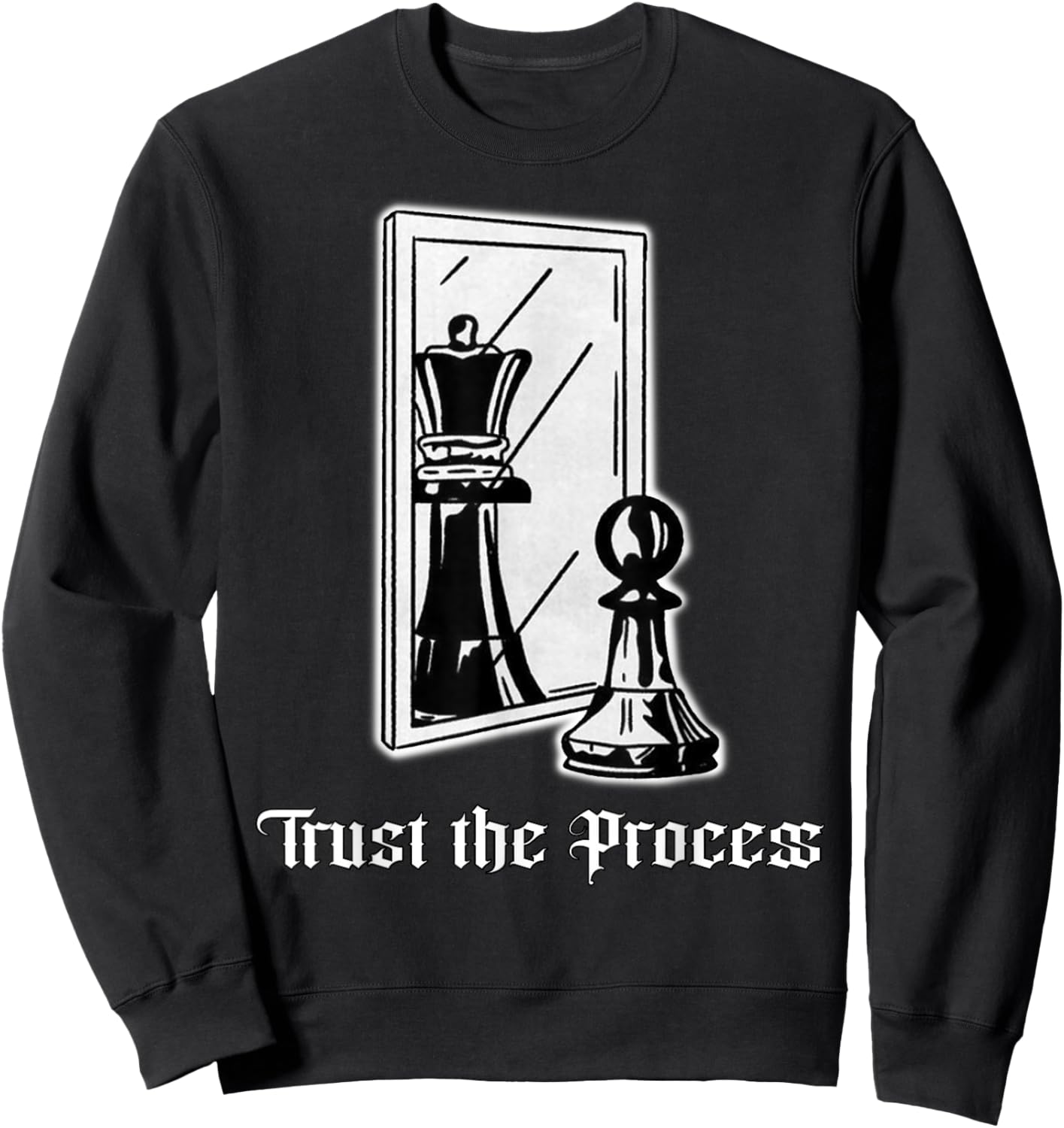 Trust the Process Chess King Sweatshirt - Sweatshirt | Black