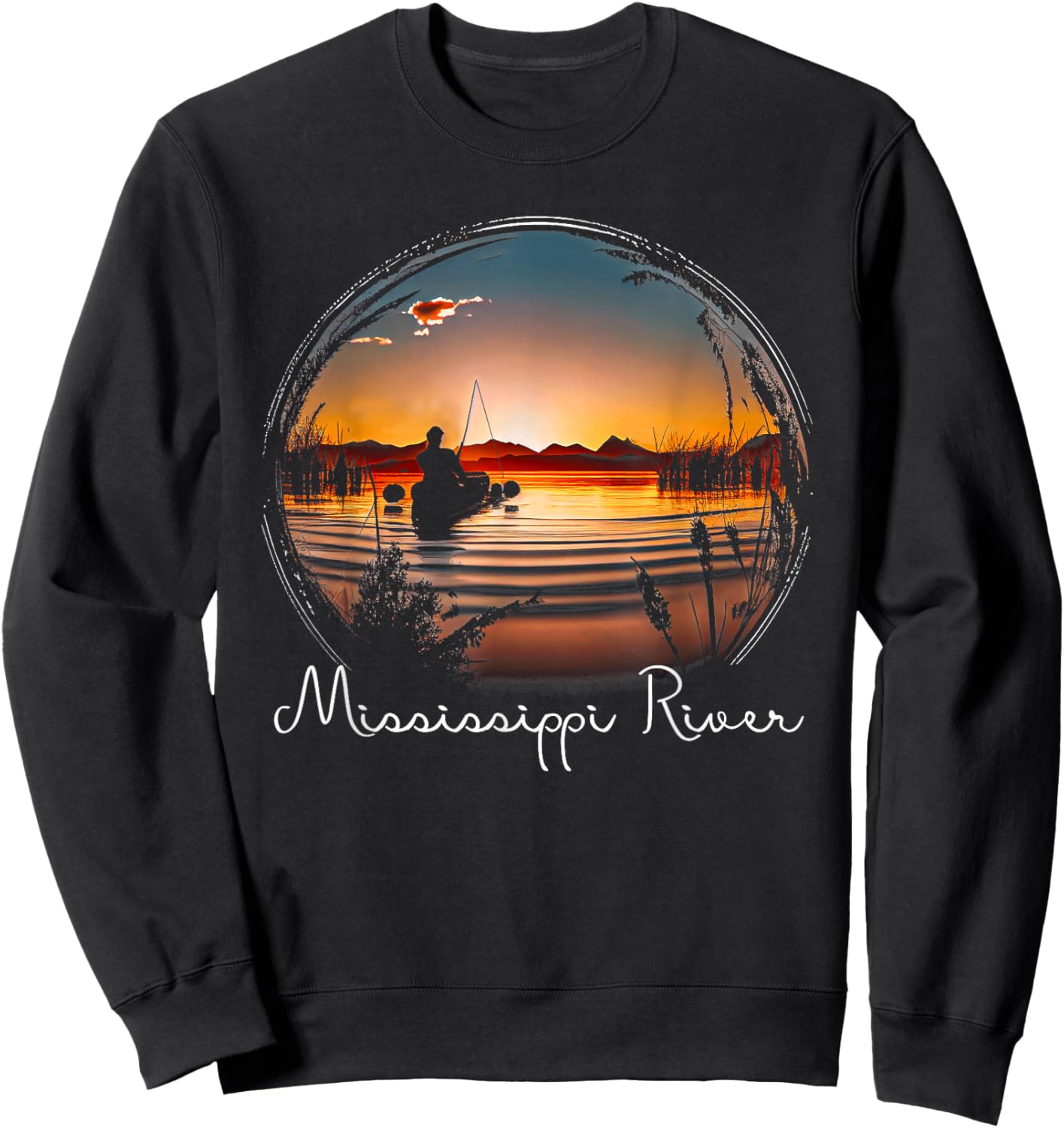 Mississippi River Sweatshirt - Sweatshirt | Black