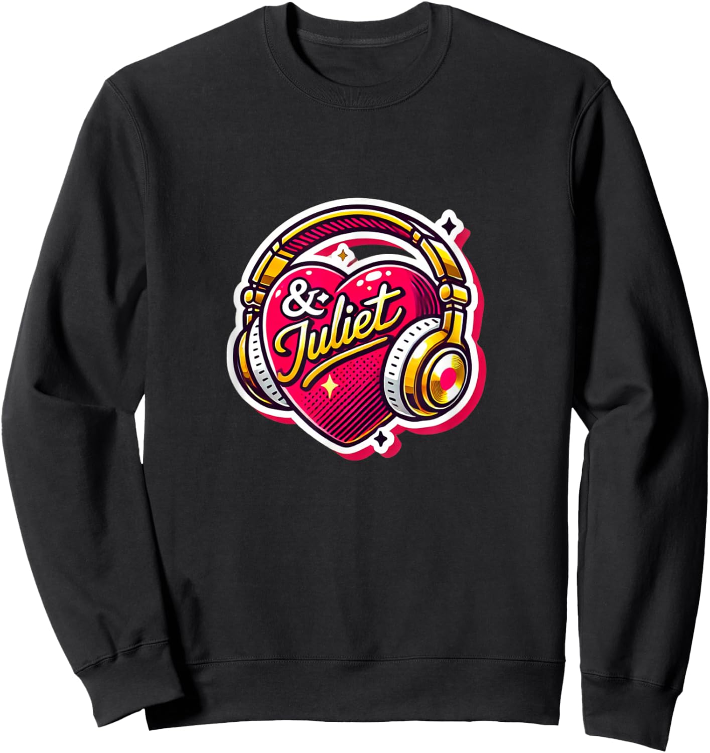 & Juliet Musical Theatre Heart Musicals Sweatshirt - Sweatshirt | Black