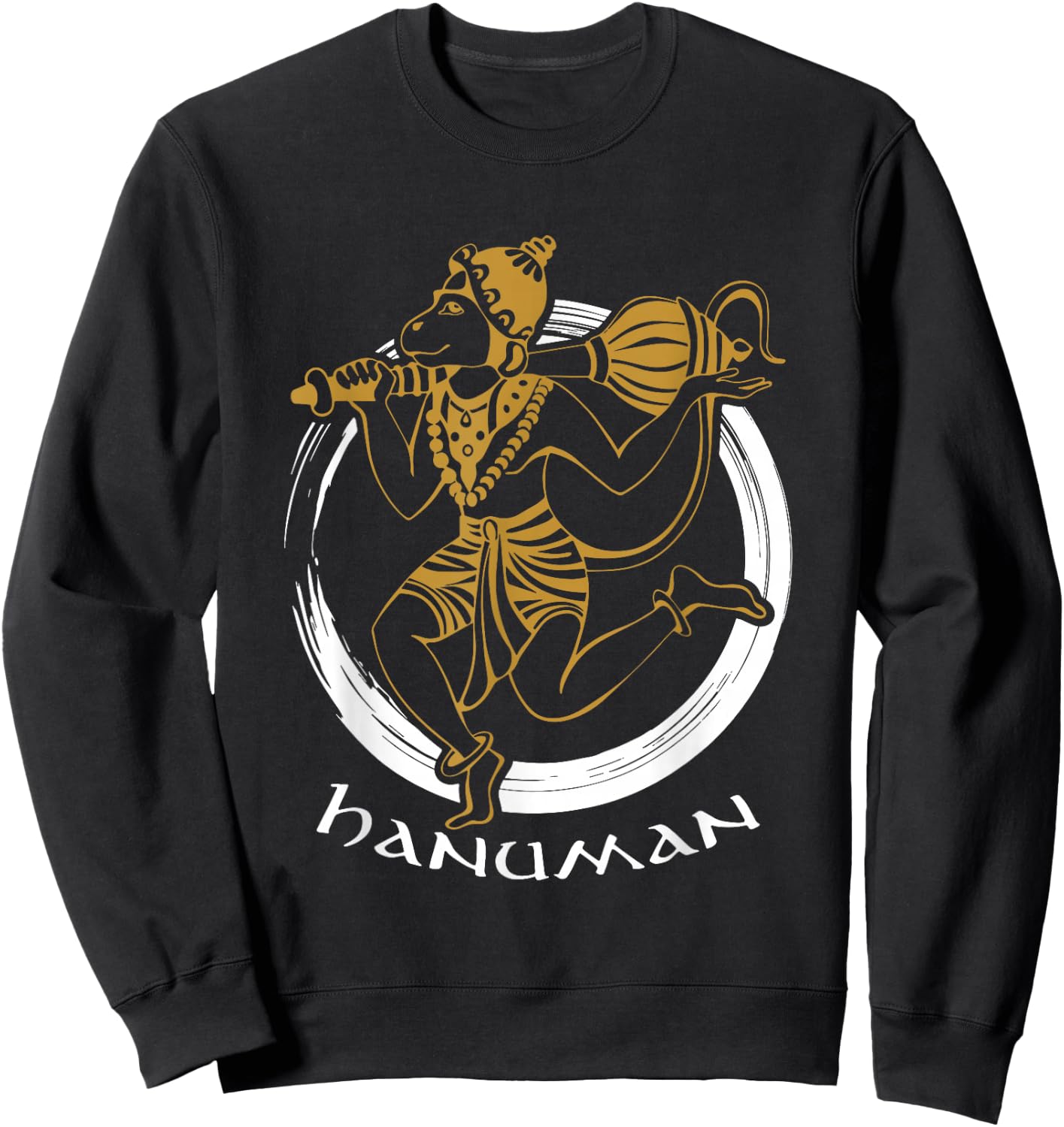 Gifts for Hindus Hinduism Diwali Festival Gods Lord Hanuman Sweatshirt - Sweatshirt | Black