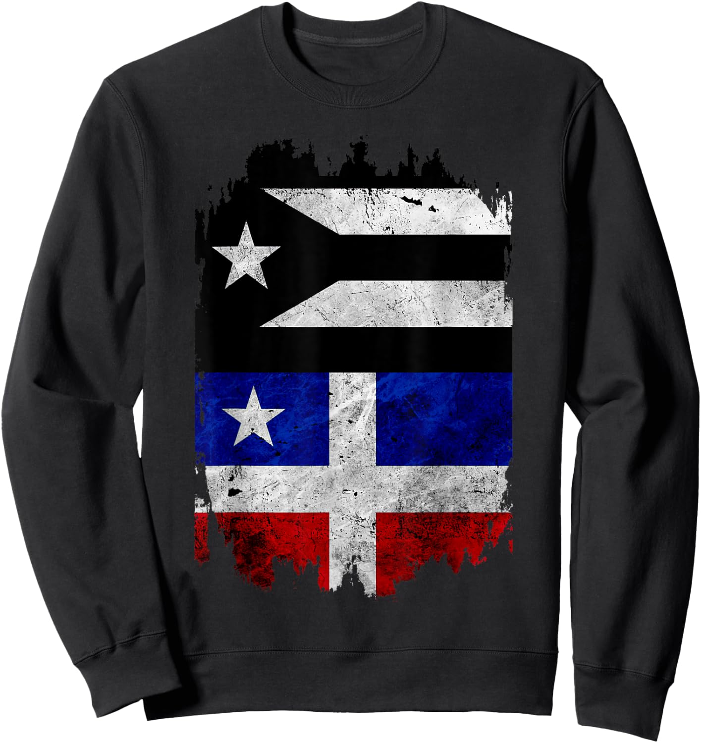 Puerto Rico Resiste Black Protest Flag Grito de Lares Flag Sweatshirt - Sweatshirt | Black
