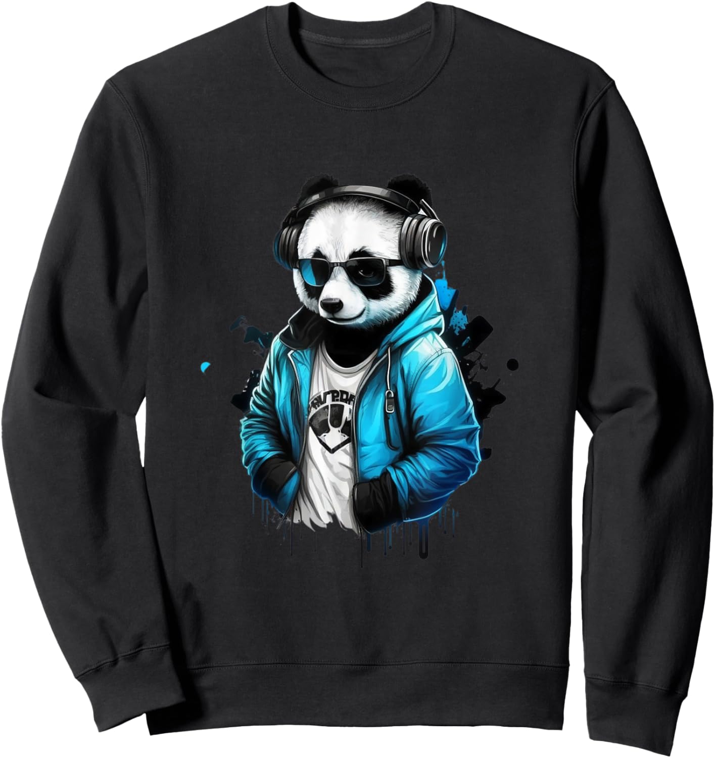 Panda Music DJ Controller Gaming Panda Sweatshirt - Sweatshirt | Black