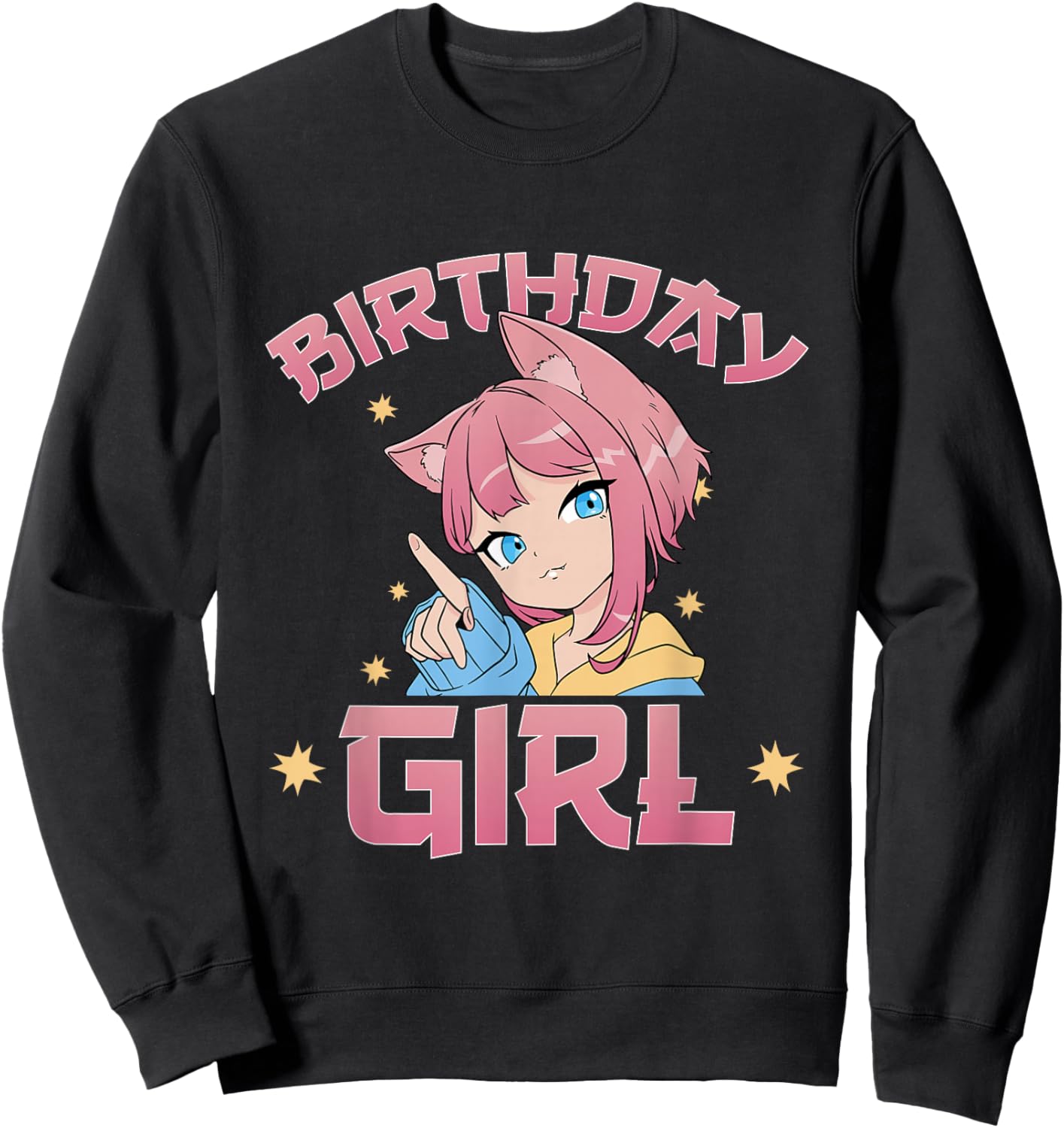 Anime Manga - Birthday Girl Sweatshirt - Sweatshirt | Black