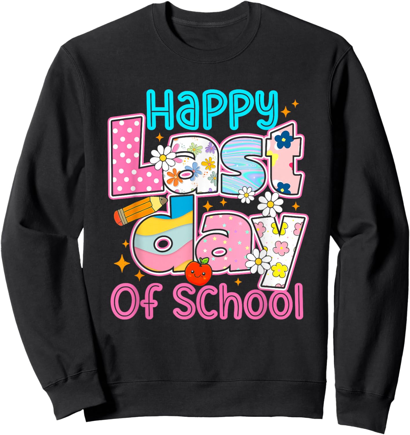 Kids Hello Summer Sweatshirt - Sweatshirt | Black