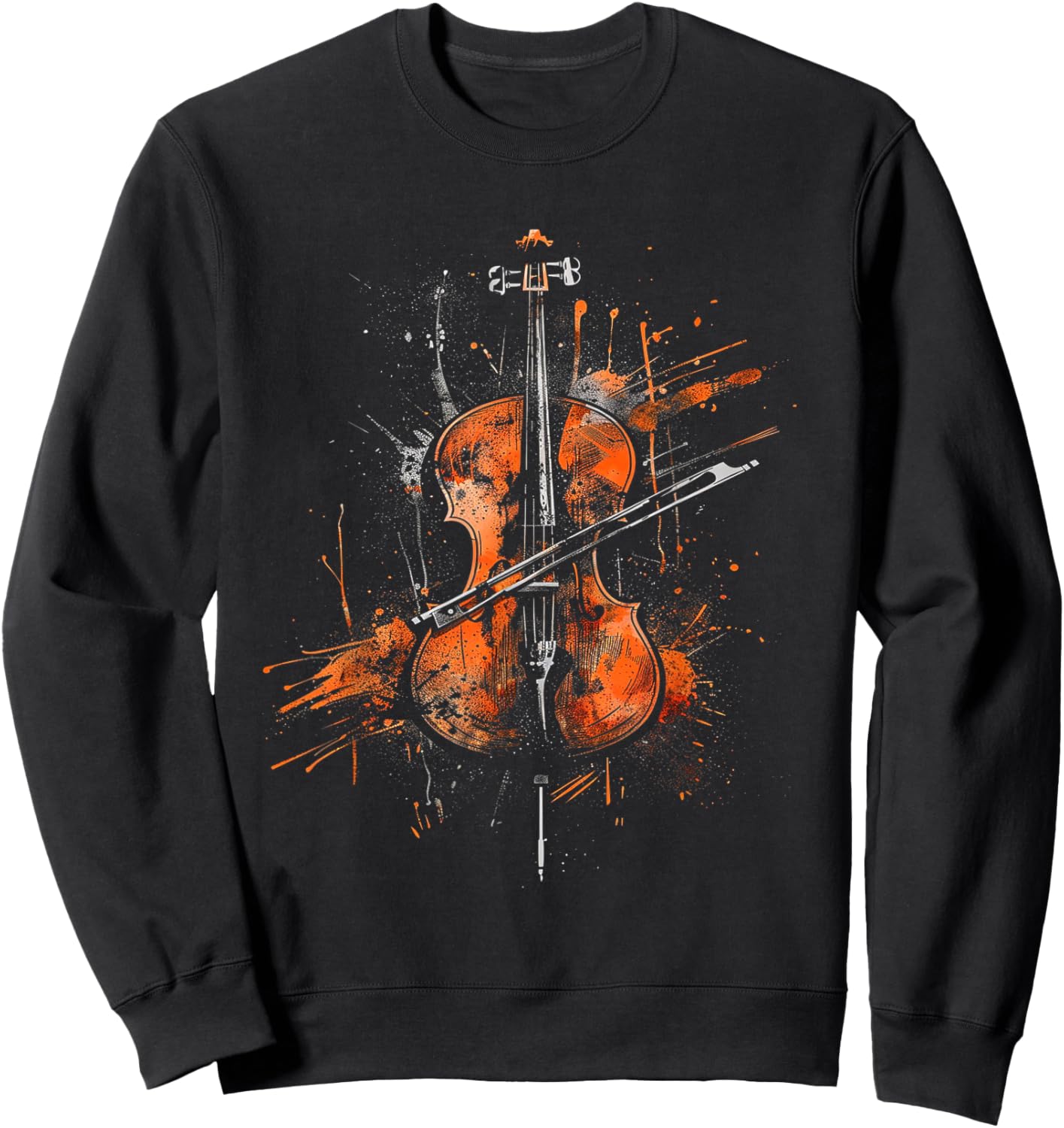 Cello Sketch Sweatshirt - Sweatshirt | Black