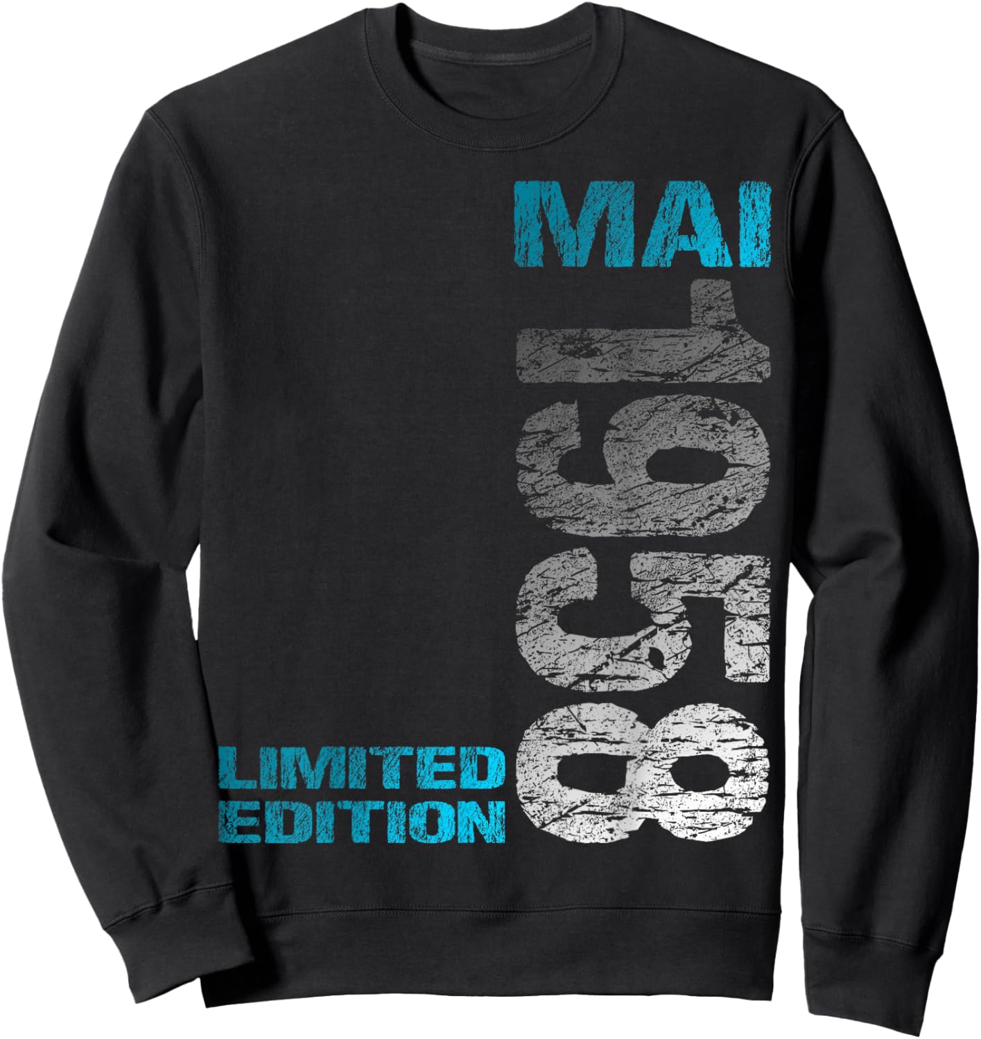 Mai 1958 Mann Frau 68. Geburtstag Limited Edition 68 Sweatshirt - Sweatshirt | Black