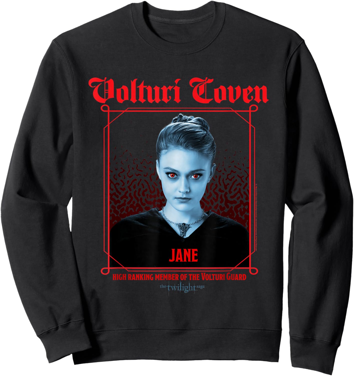Twilight Jane Volturi Coven High Ranking Member Movie Sweatshirt - Sweatshirt | Black