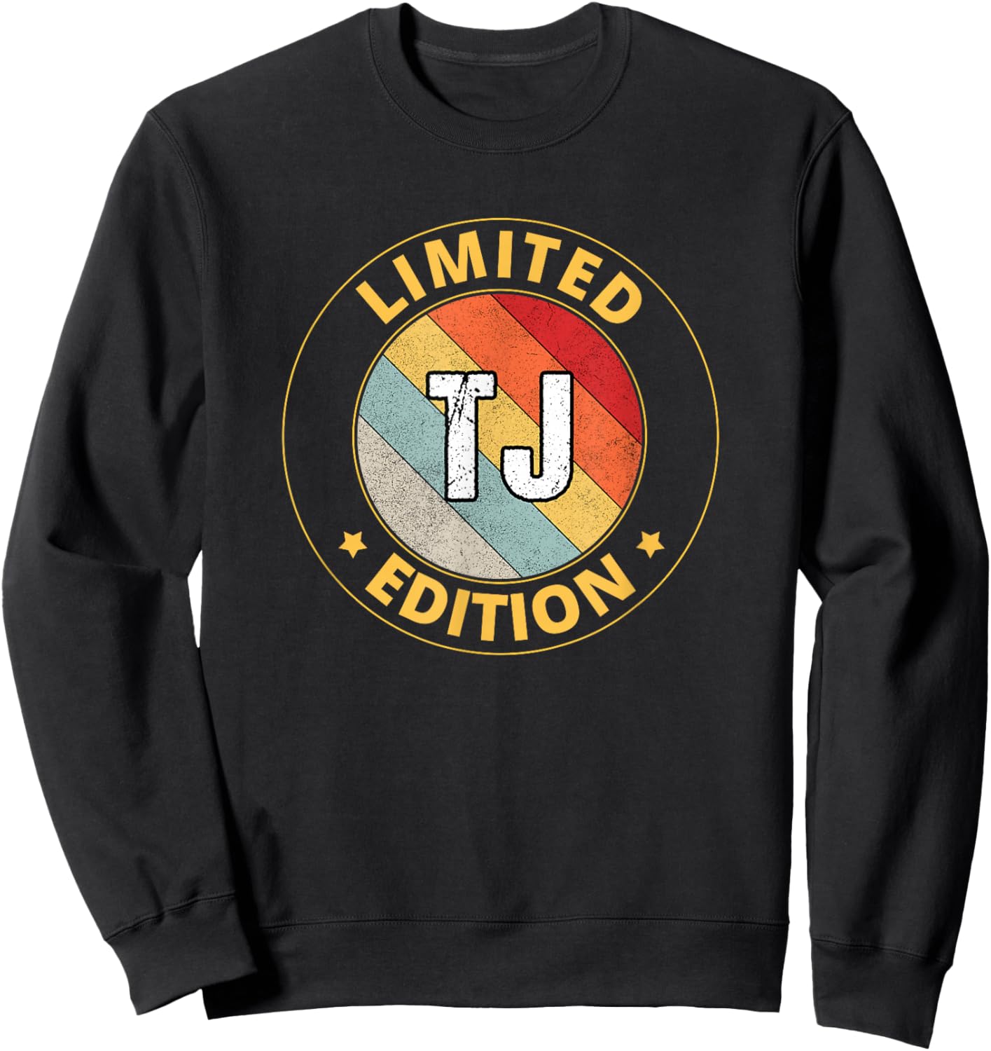 Tj Name Sweatshirt - Sweatshirt | Black