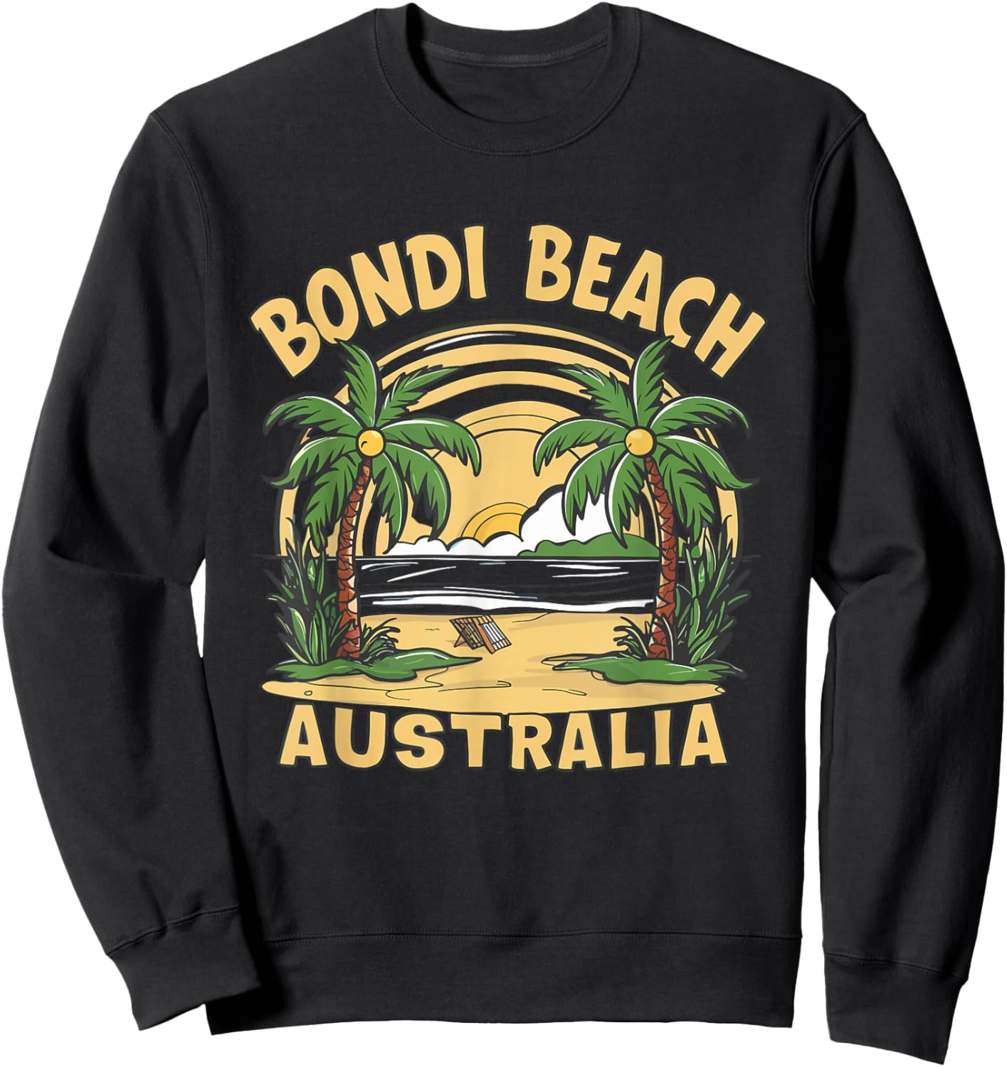 Bondi Beach Australia Sweatshirt - Sweatshirt | Black